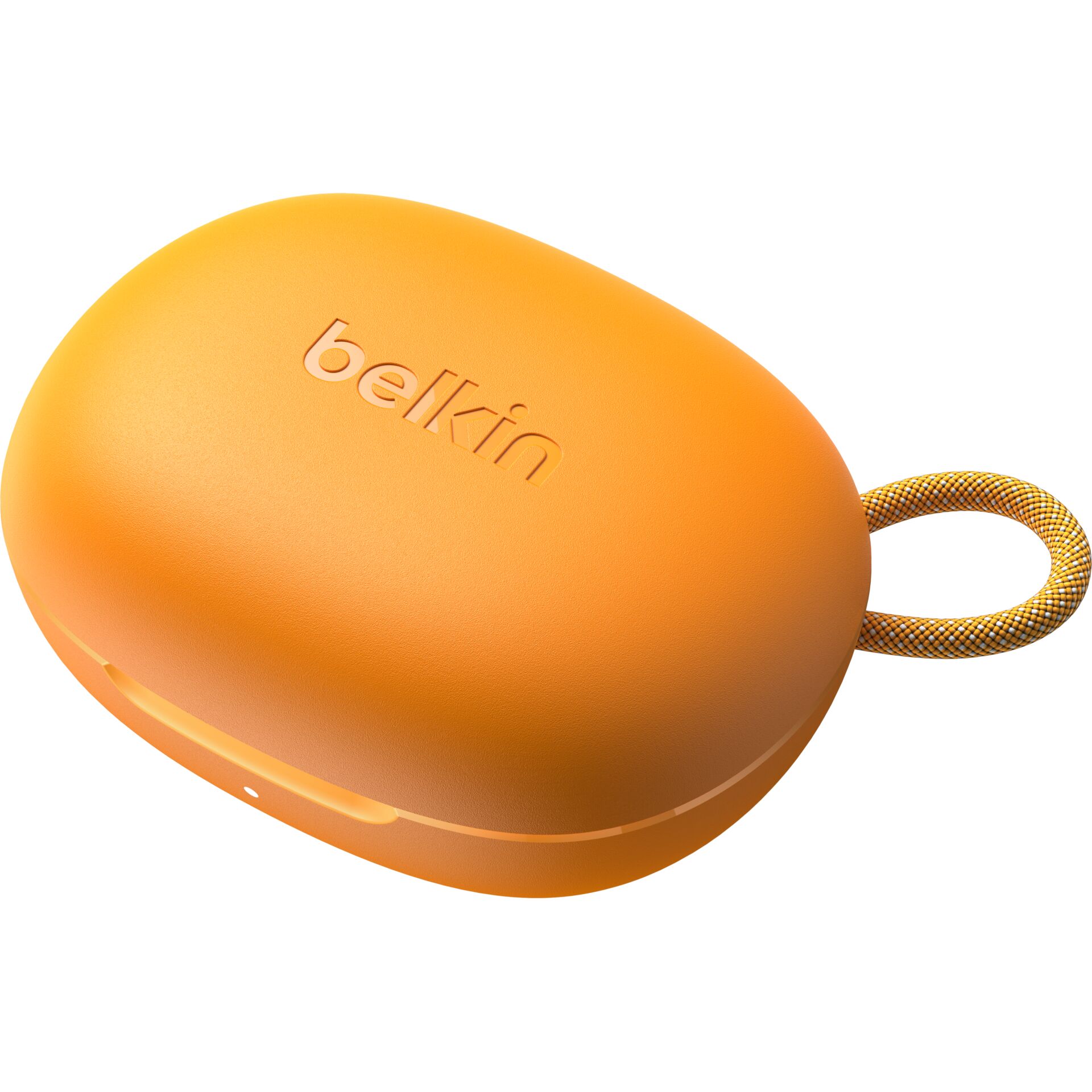 orange case, ohringetager, belkin, karabiner-loop, kompakte aufbewahrung