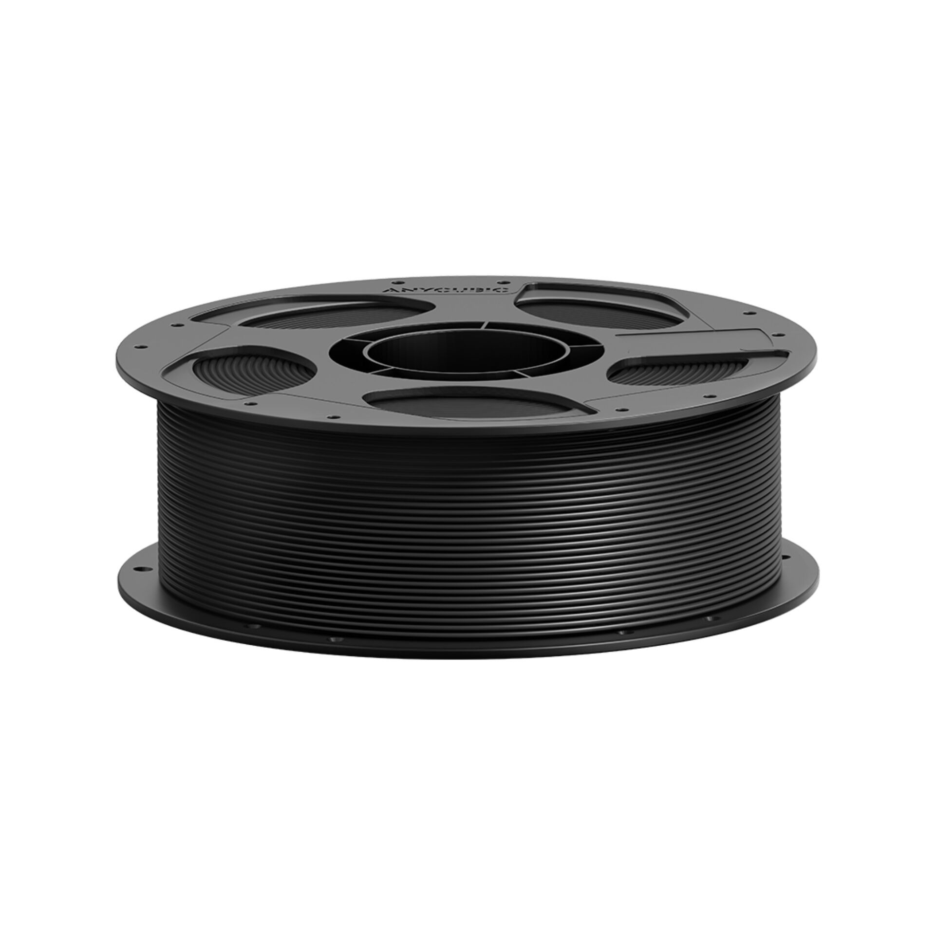 3D-Druck_FILAMENT, PLA_FILAMENT, schwarz_FILAMENT, Spule, Coil
