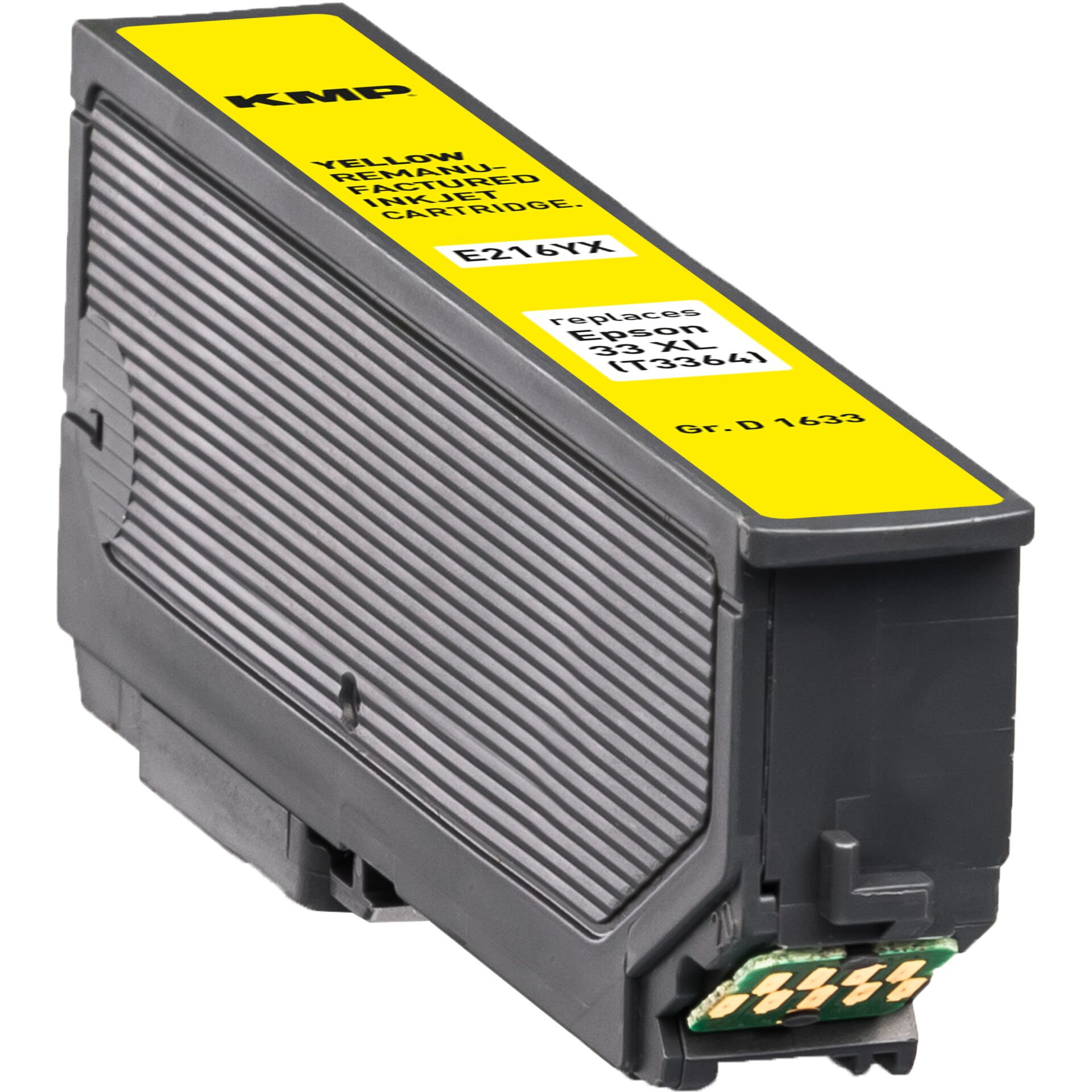 Adapter, Elektronik, Tintenpatrone, DIN A4 Kartusche, Farbkartusche, Yellow Remanufactured, Druckerpatrone