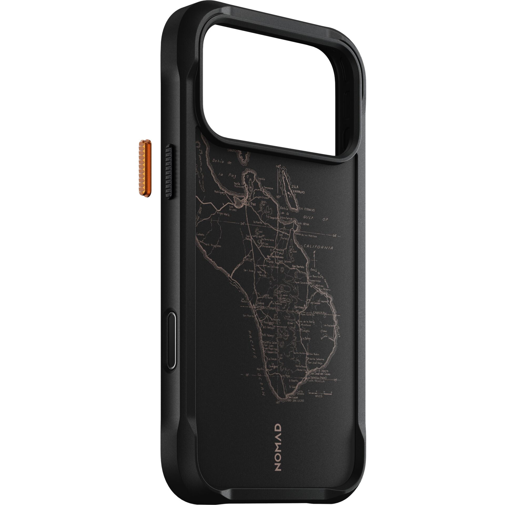 case, handyhülle, reisetasche, kartenlayout, Nomad