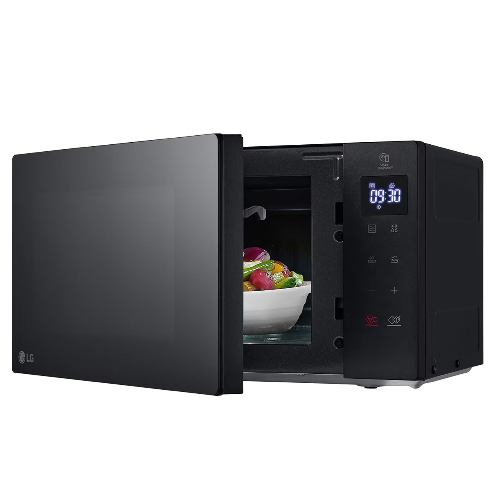 mikrowelle, backofenersatz, digitales-anzeigesystem, schwarz, küchengerät, Mikrowelle, Küchengerät, Schwarz, Innenraum, Display