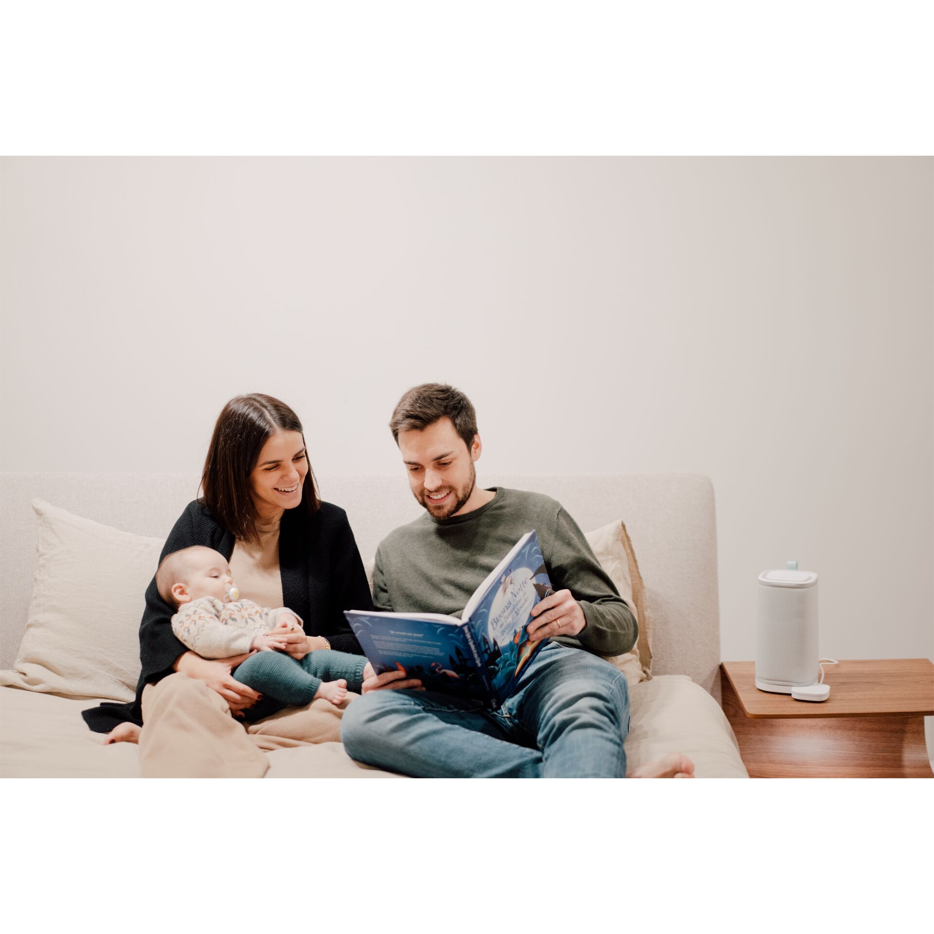 Leute, Person, Lesen, Baby, Sitzen