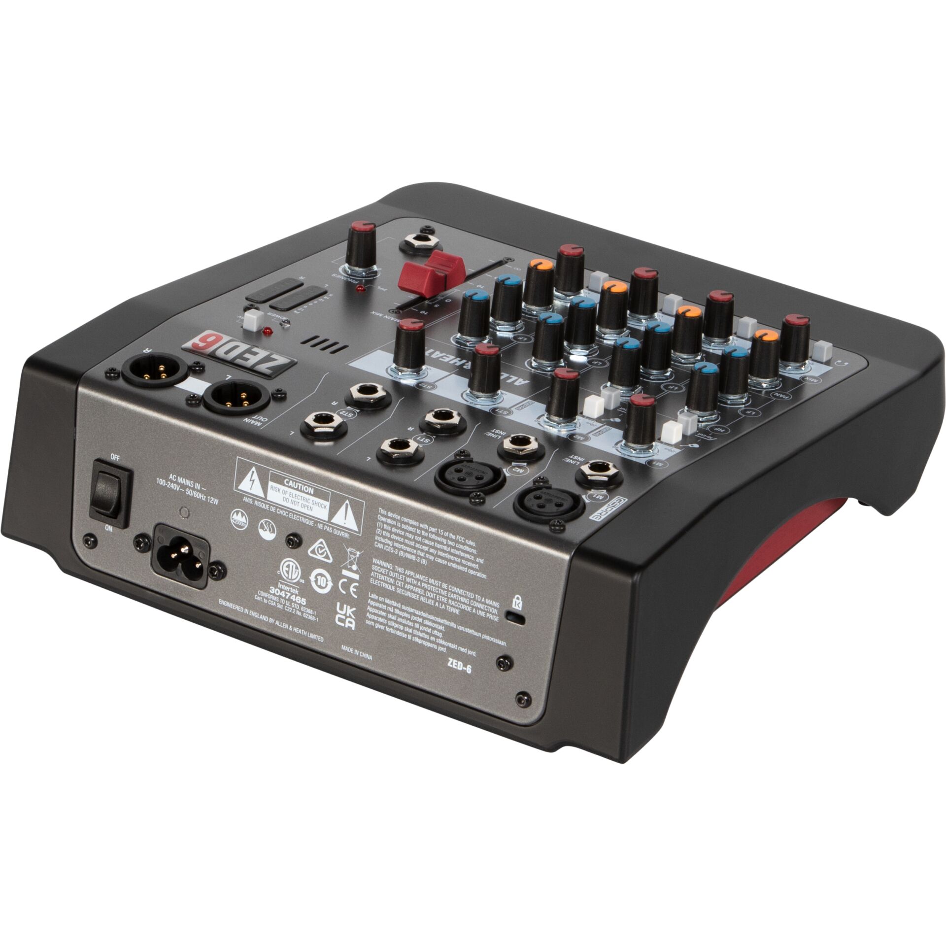 Audiomischpult, Mischpult, 8-Kanal-Mischer, Audio-Interface, Regler-Mixer