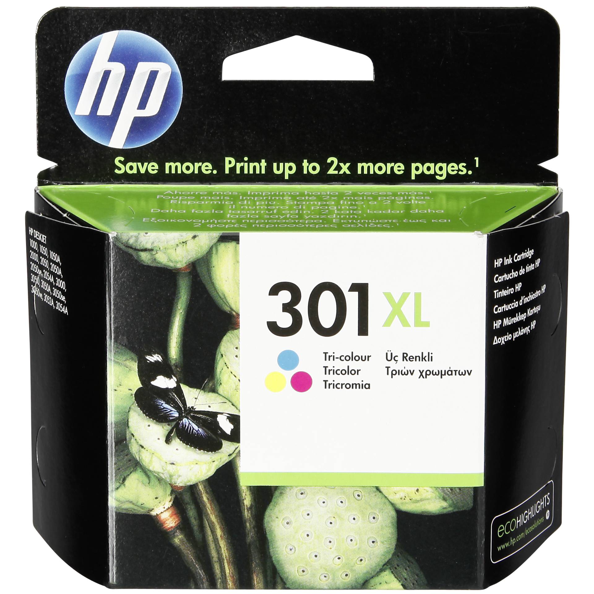 HP CH 564 EE Tintenpatrone  3-farbig No. 301 XL
