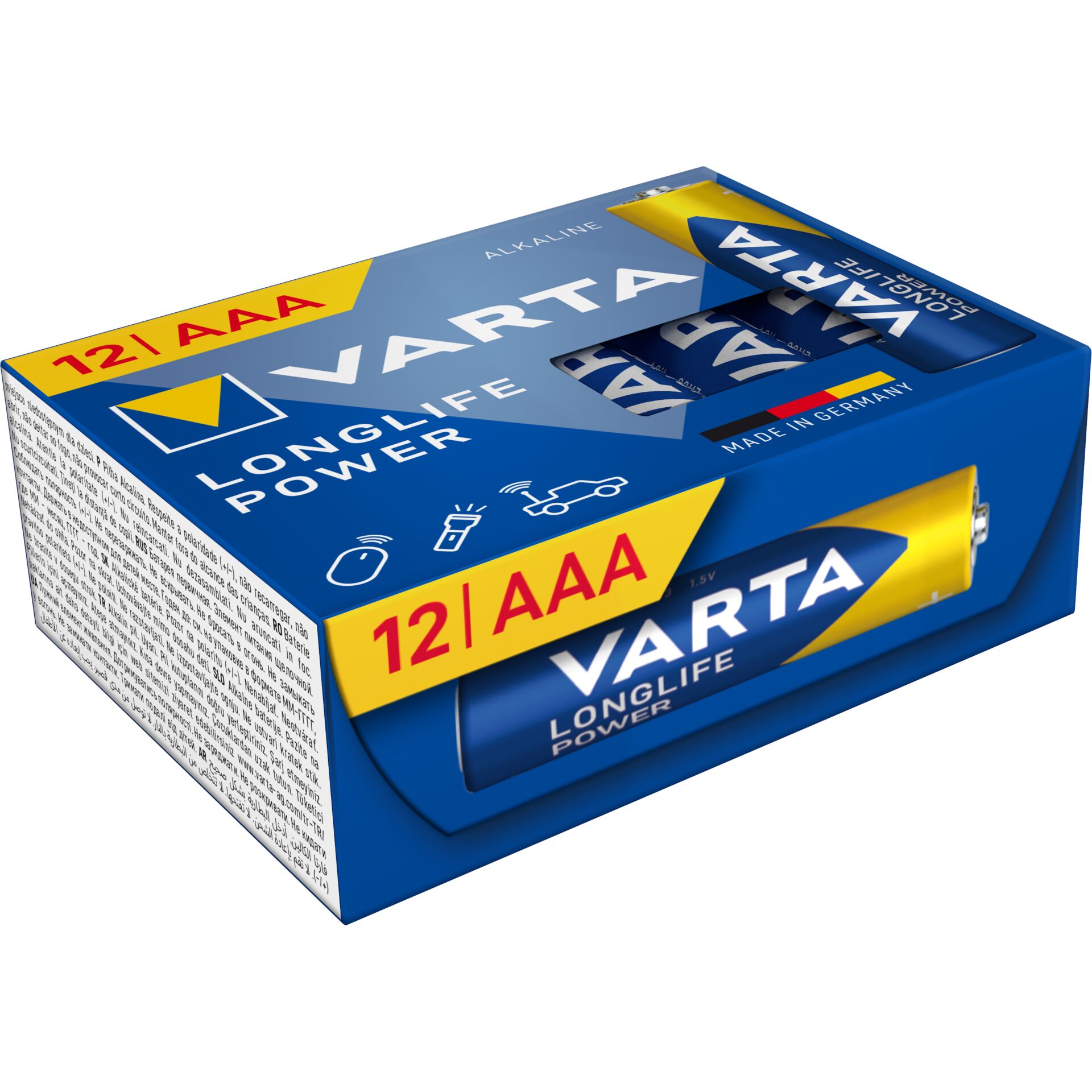 1x12 Varta Longlife Power AAA  Cube 12