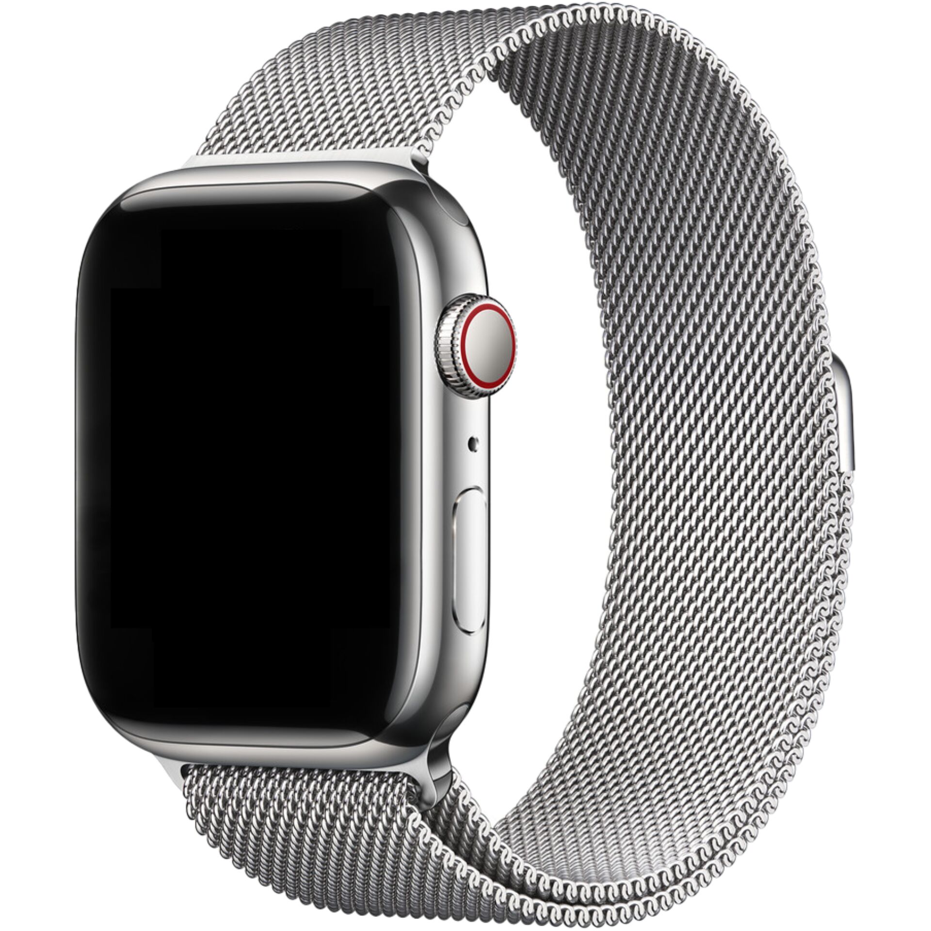 Apple Watch, Smartwatch, Metallband, Silber, Touchscreen