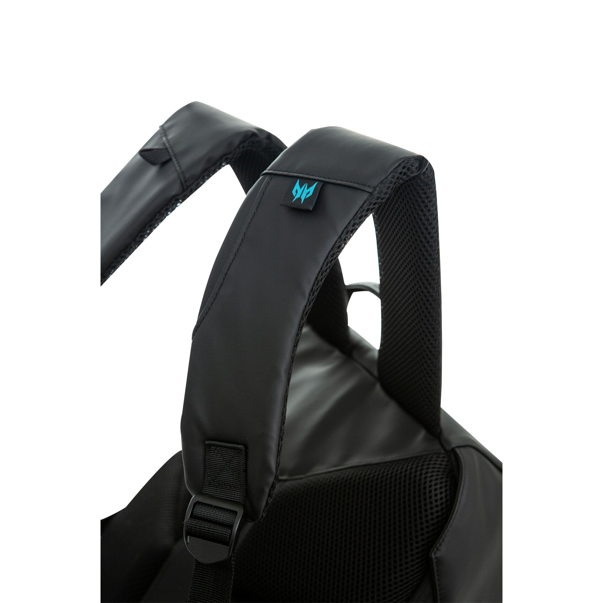 Rucksack, Schulrucksack, Gepolsterte Schulterriemen, Mesh-Pads, Schwarz