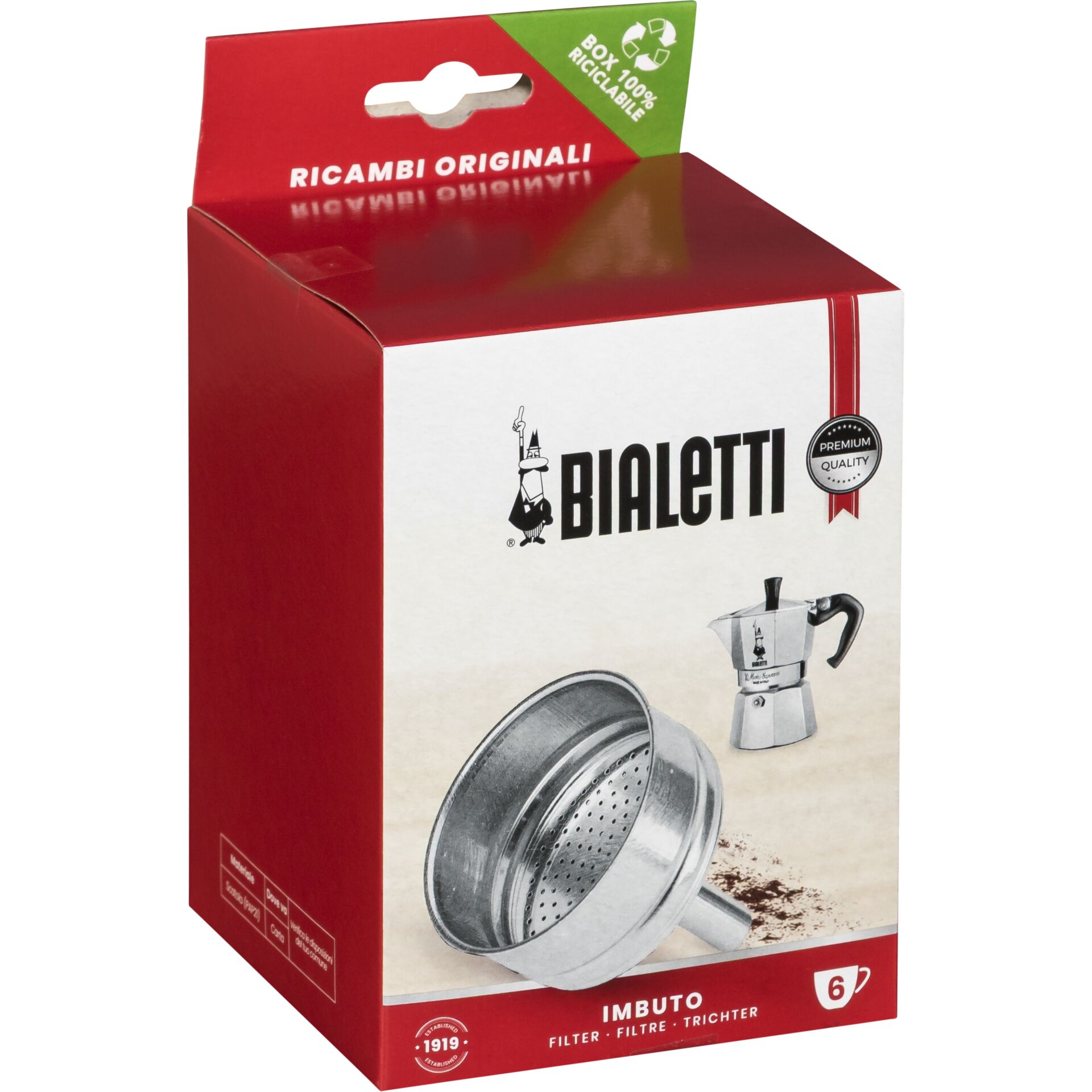 Bialetti Ricambi Trichter  für 6 Tassen
