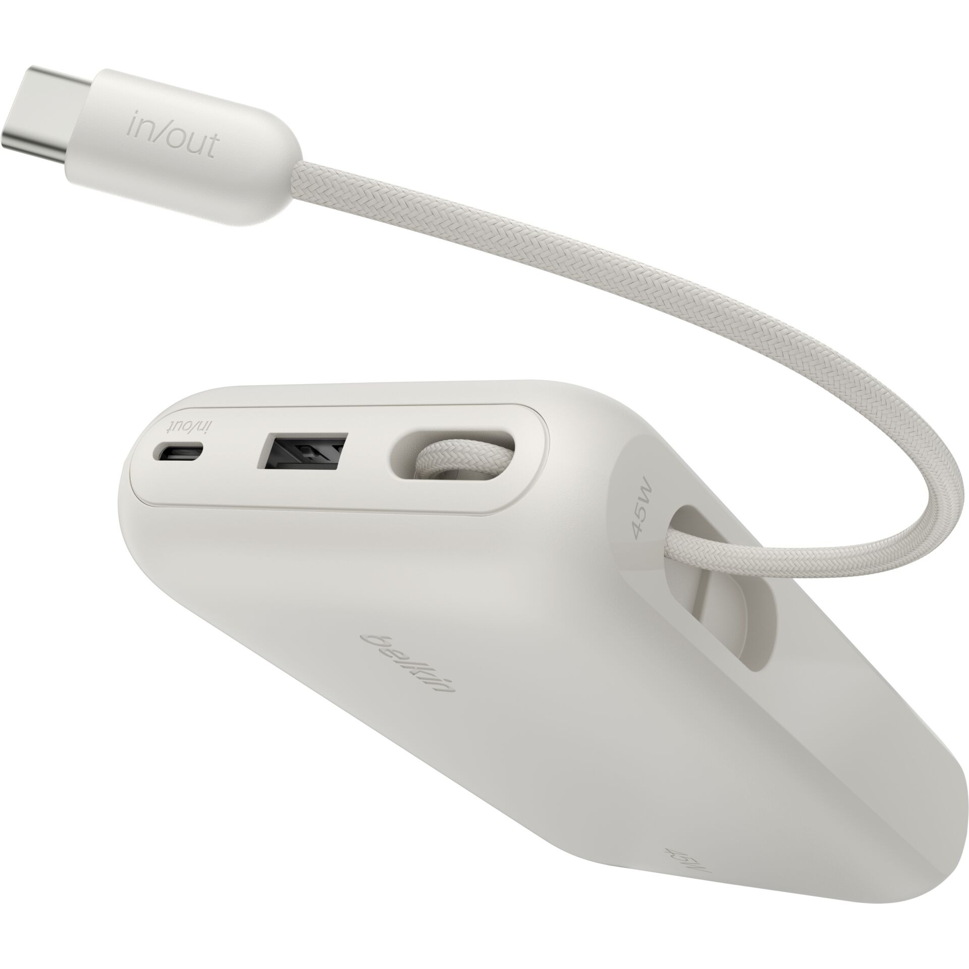 USB-C Hub, Adapter, Kabel, USB-C, Braided Cable