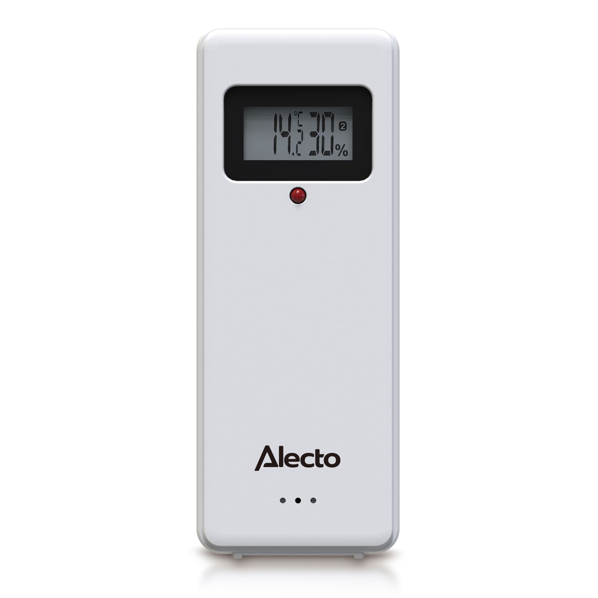 Feuchtigkeitssensor, Hygrometer, Digitaldisplay, Gehäuse, Alecto