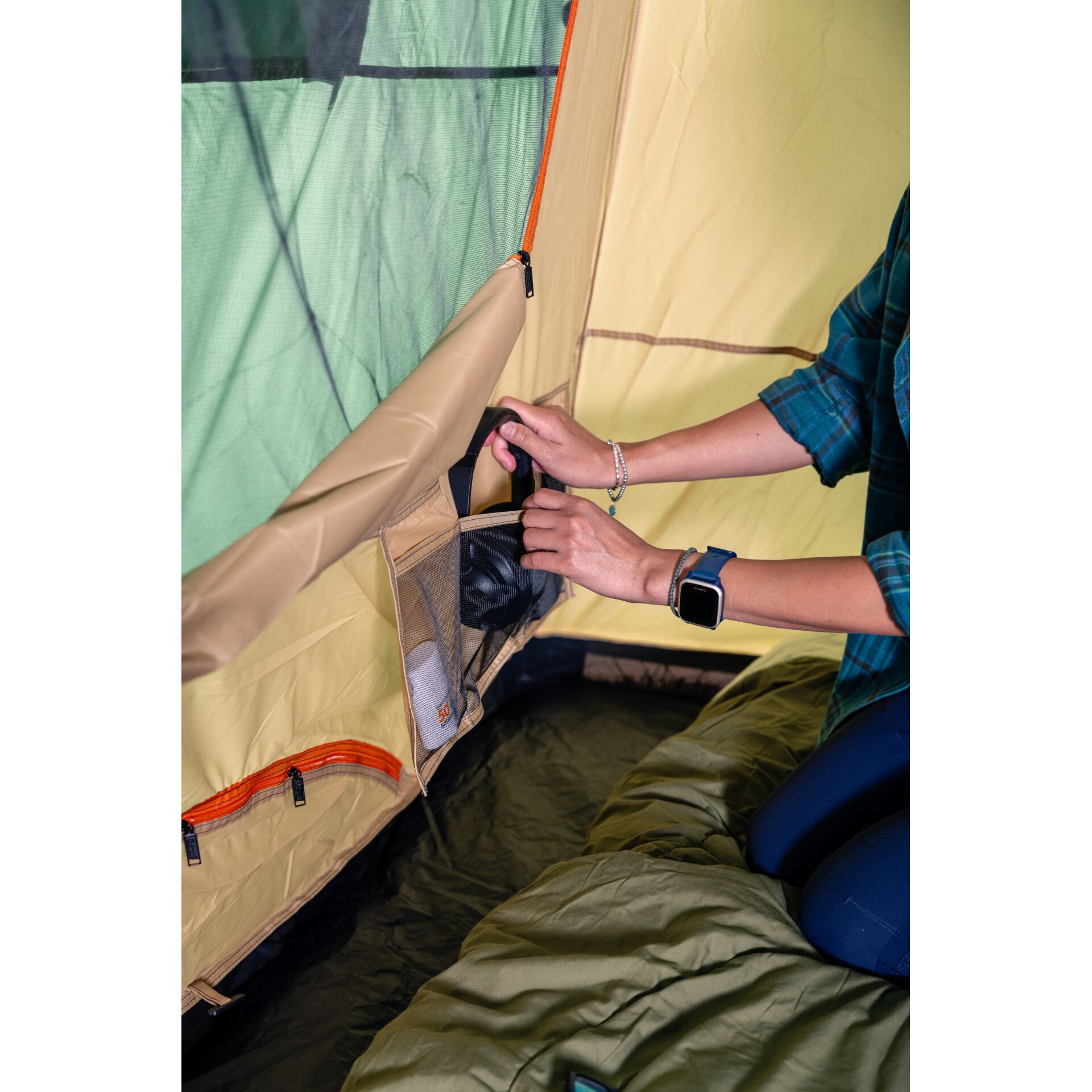 Innenarchitektur, Finger, Zelt, Campen, Draußen