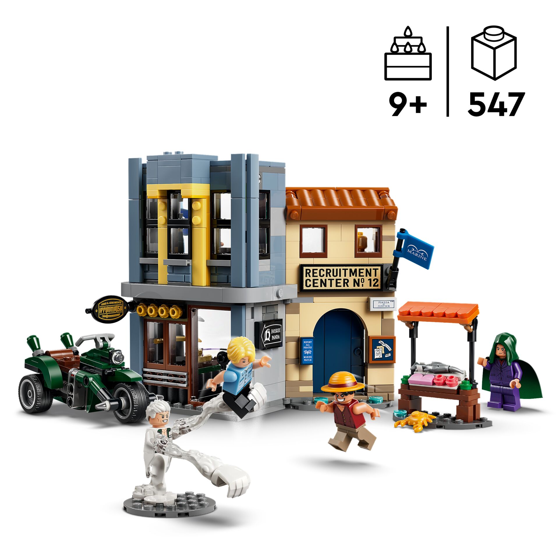 Lego, Stadt, Recruitment Center, Gebäude, Figuren