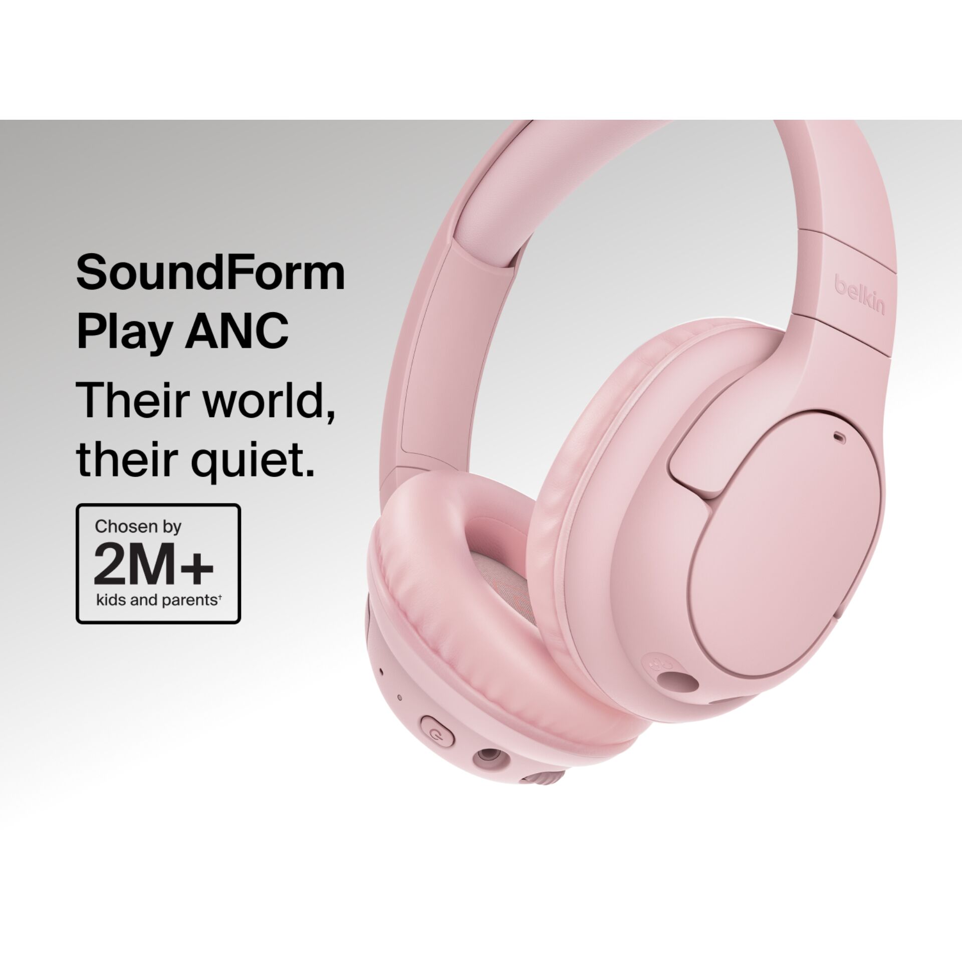 Kopfhörer, Over-Ear, Pink, Kabellose, Bequem