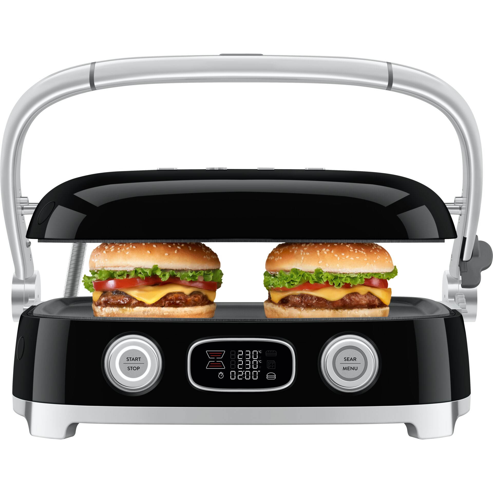 Grill, Grillgerät, Hamburger, Patty, Hamburgerbräter