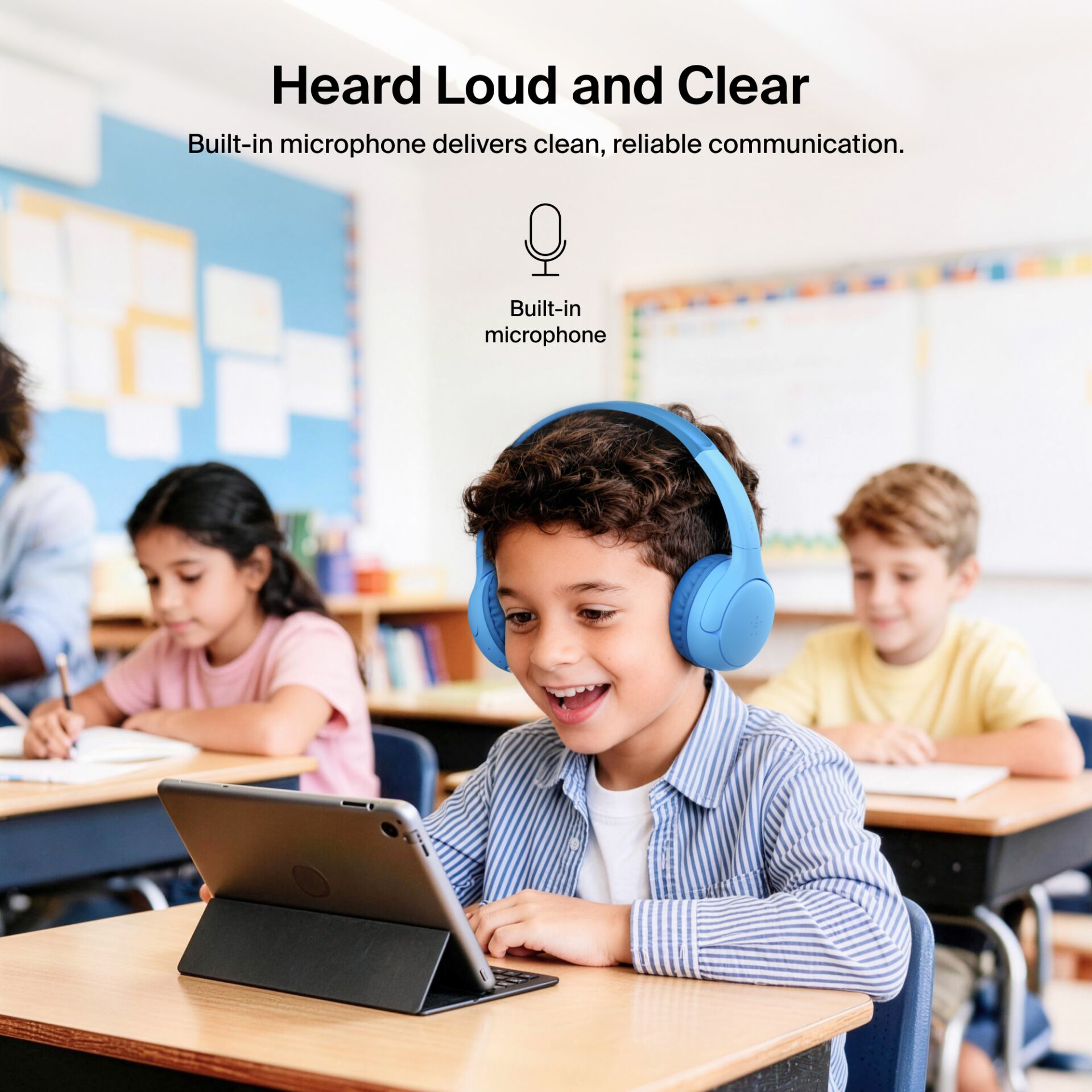 Kopfhörer, Over-Ear, Tablet-Halter, Schüler, Bluetooth