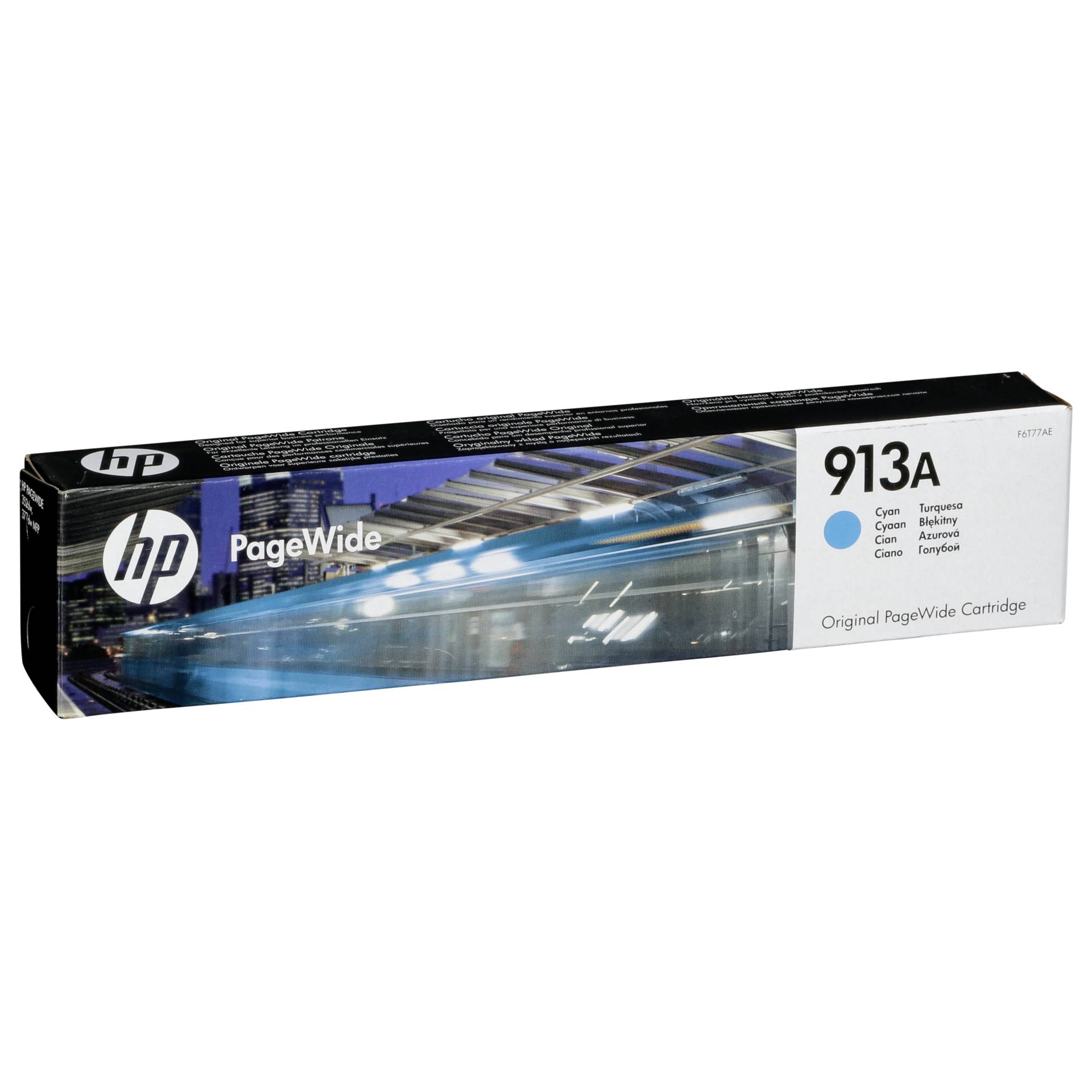 HP F6T77AE PageWide  Tintenpatrone cyan No. 913 A