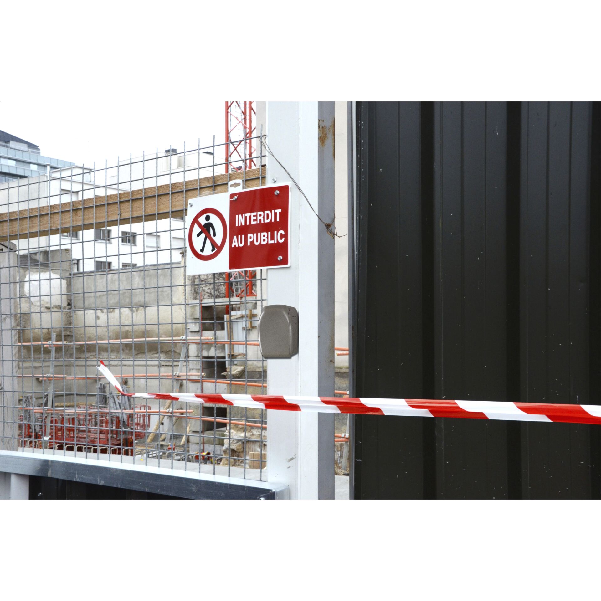 Zaun, Schild, Symbol