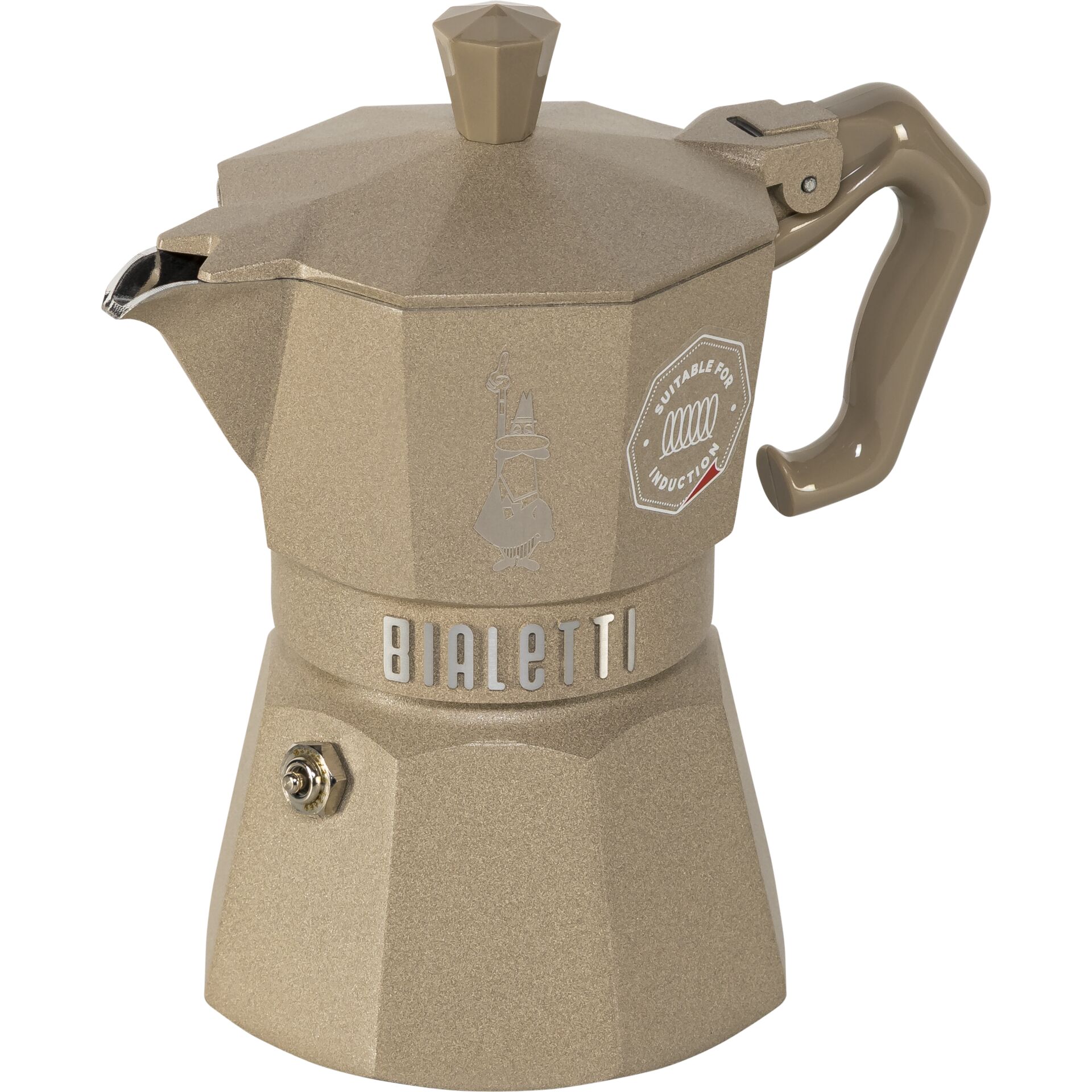 Kaffeekännchen, Moka-Kaffeemaschine, Kupferfarbend, Metall, Kapsel-?