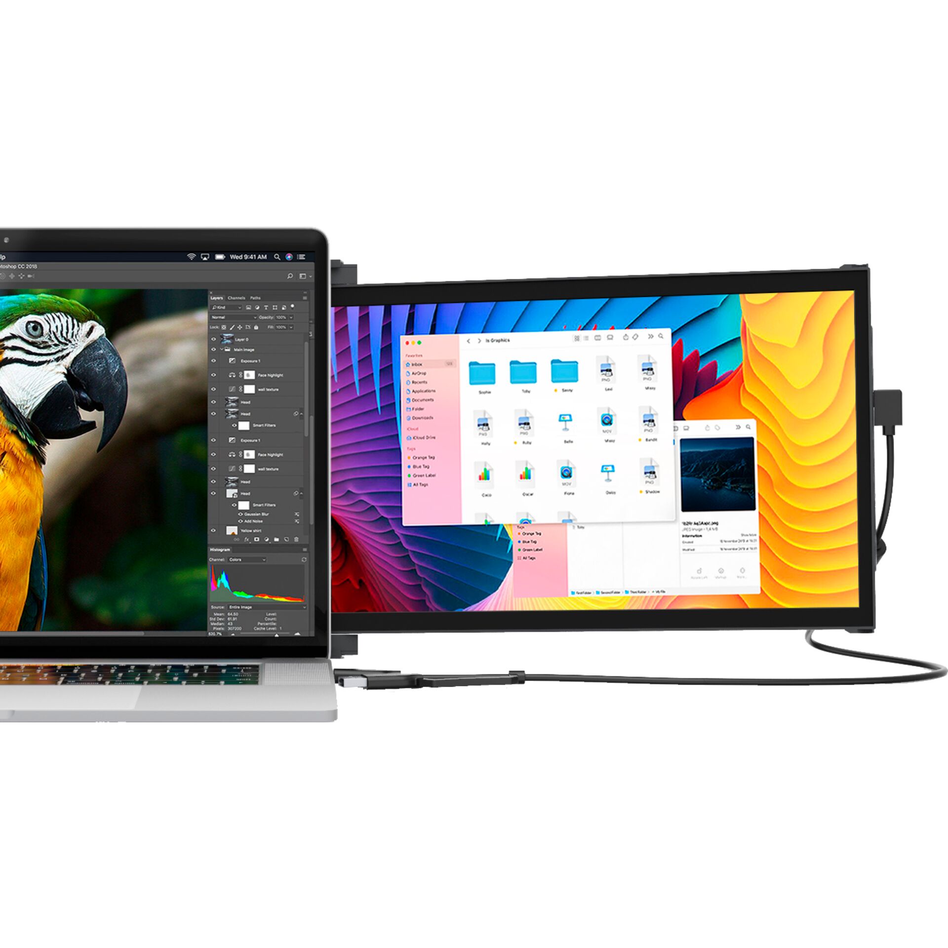 Mobile Pixels Duex Plus 13,3" Bildschirmerweiterung Computer, Elektronik, Bildschirm, Überwachen, Pc