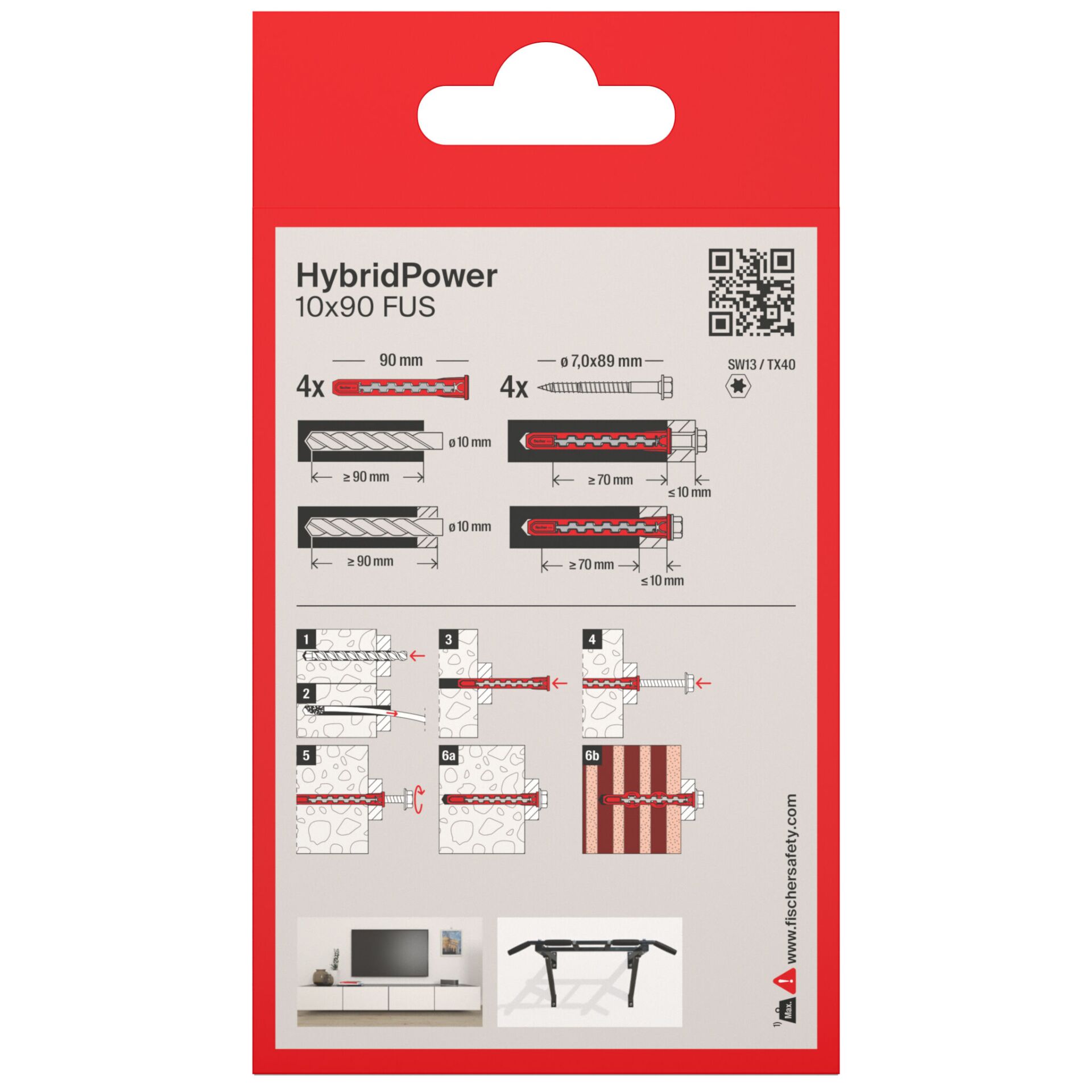 Text, QR-Code, Text, QR-Code