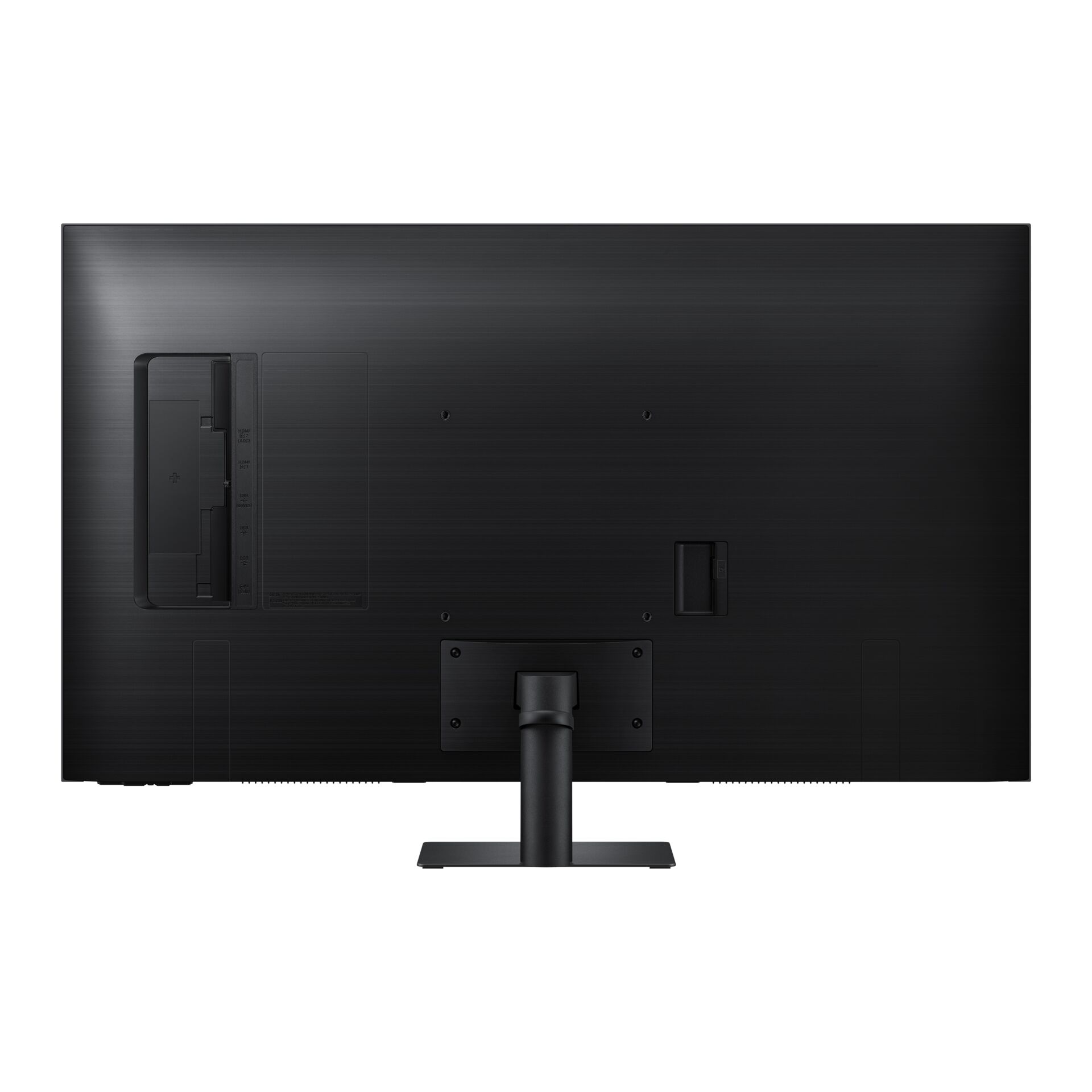 Monitor, LED, Schwarz, verstellbarer Ständer, Rückseite Anschlüsse