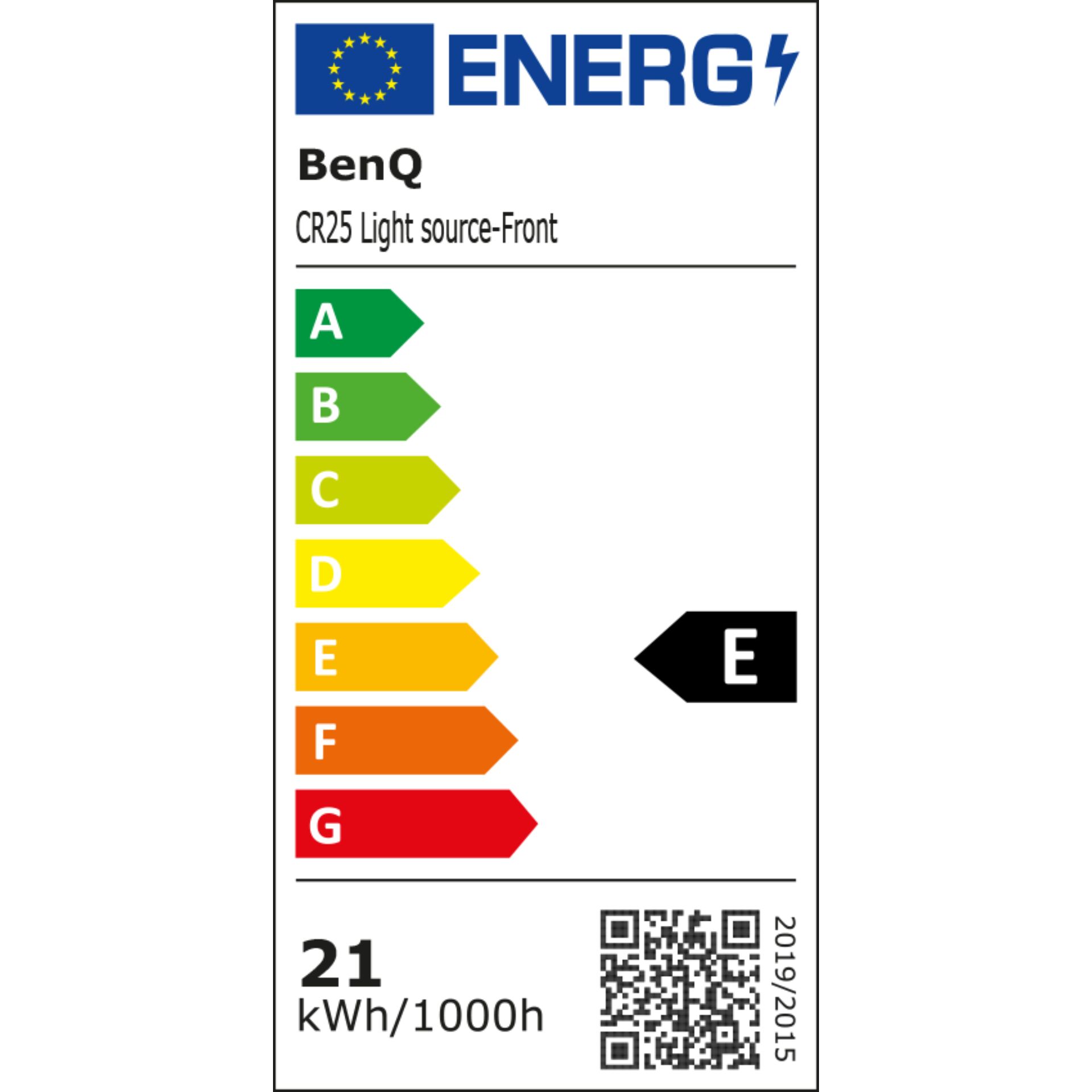 BenQ Screenbar Max – Energieeffizienzklasse E