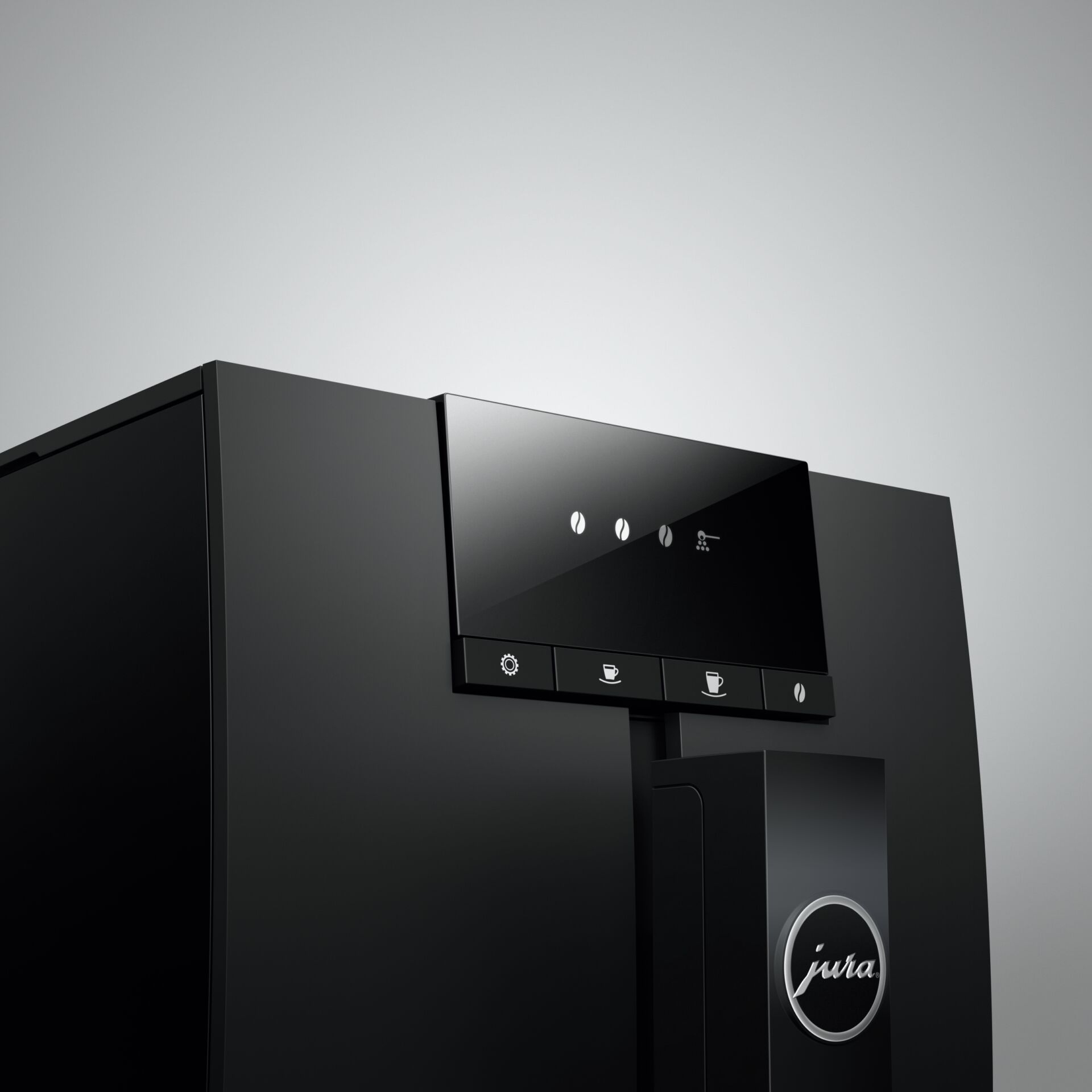 Kaffeemaschine, Kaffeemaschine-Cockpit, Schwarz, Elektrisch, Frontpanel