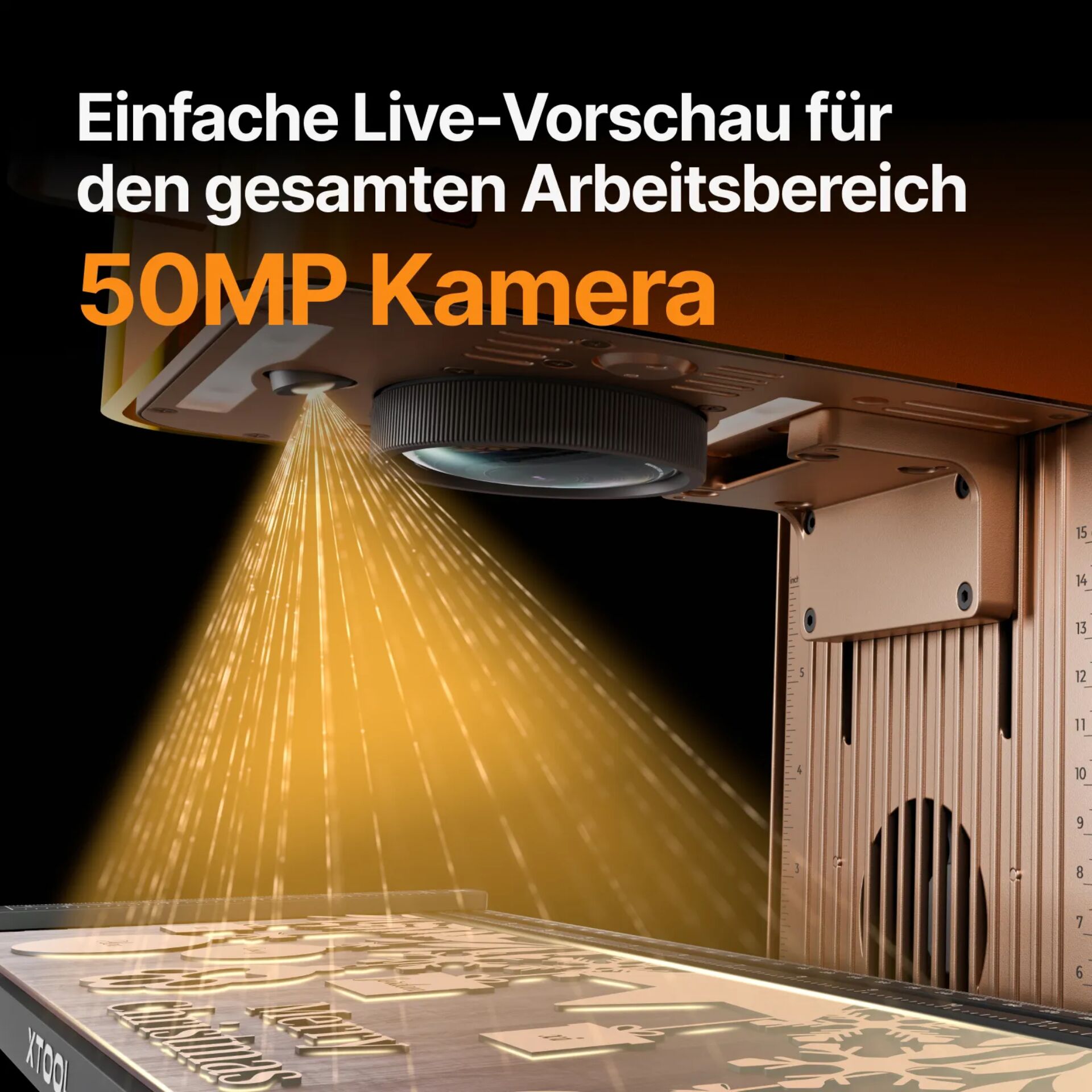 50MP, Kamera, Projektor, Rückprojektion, Laser