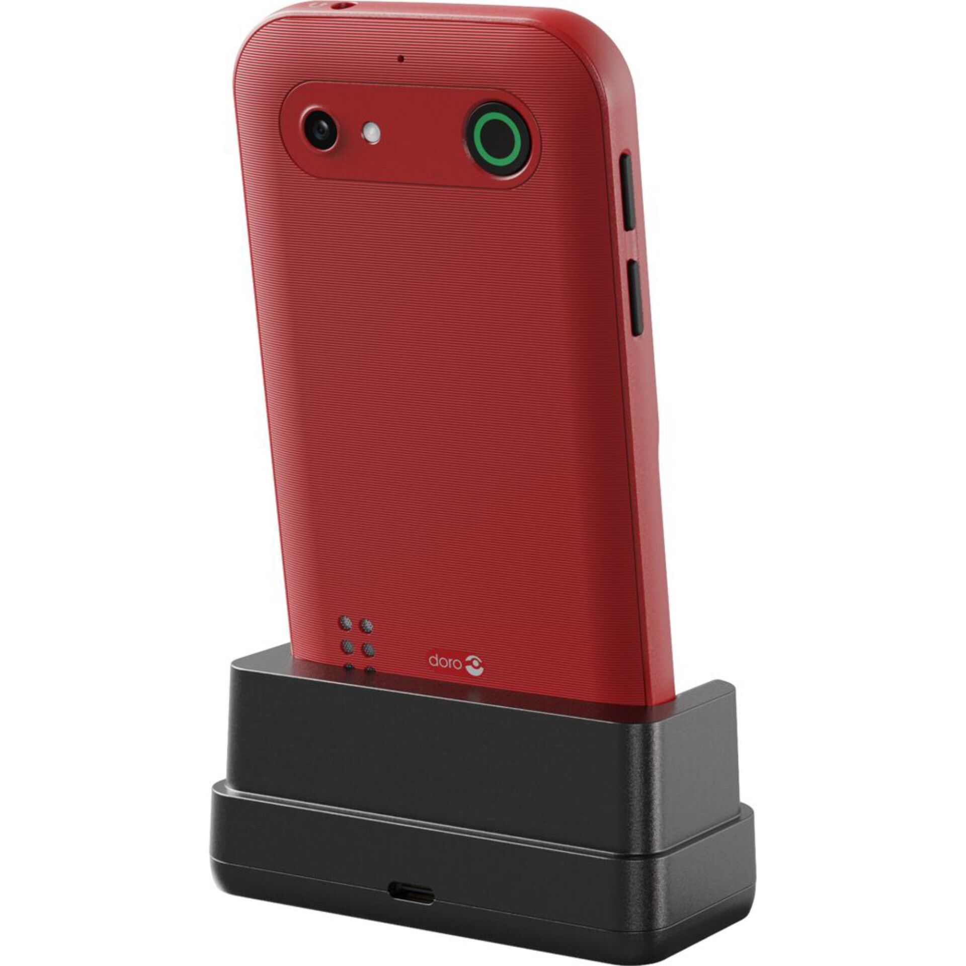 smartphone, rot, rückseite, dock, Kamera-Modul