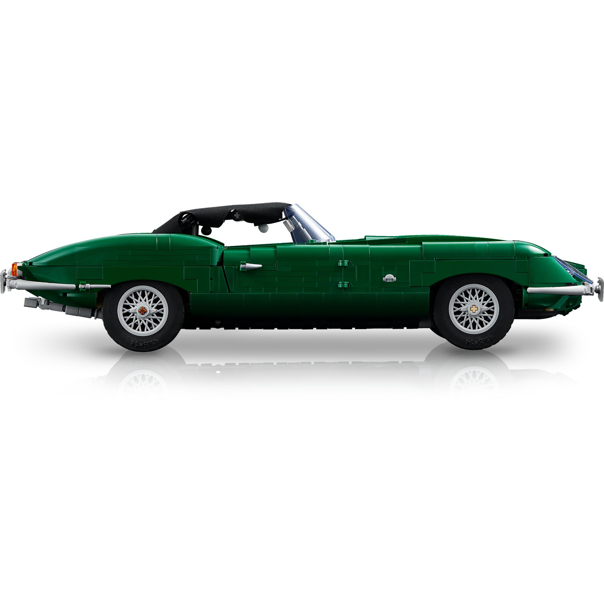 Sportwagen, Kleinstklassik, Grün, Convertible, Lego Modell