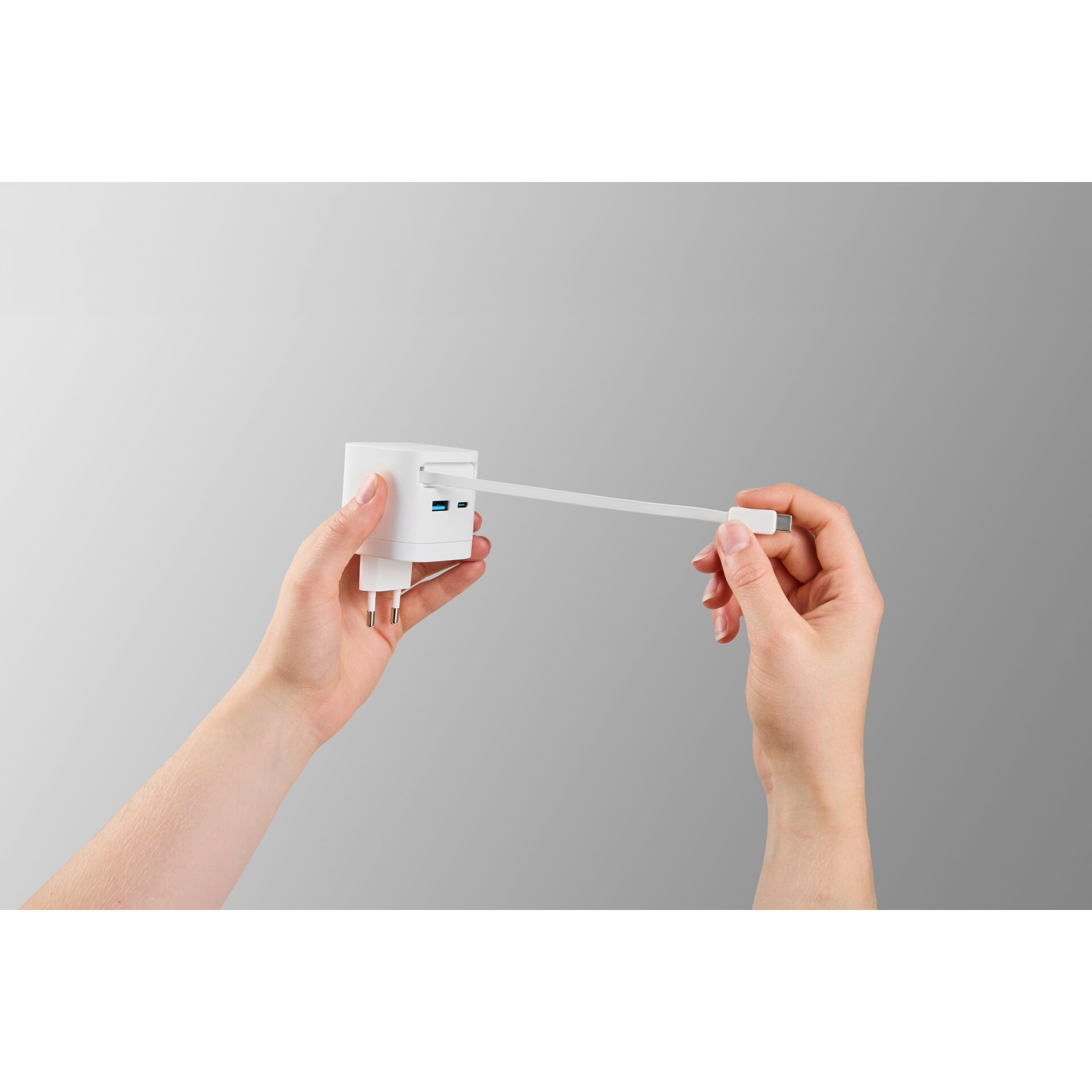 USB-Ladegerät, Wandladegerät, USB-C Kabel, Netzteil, Elektronisches Zubehör