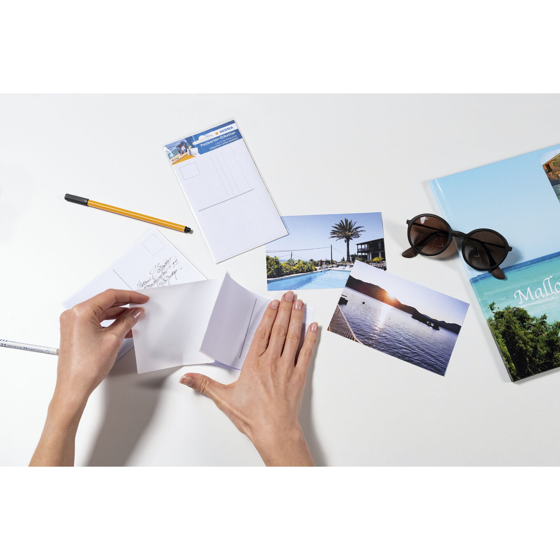 Stift, Seite, Text, Werbung, Person