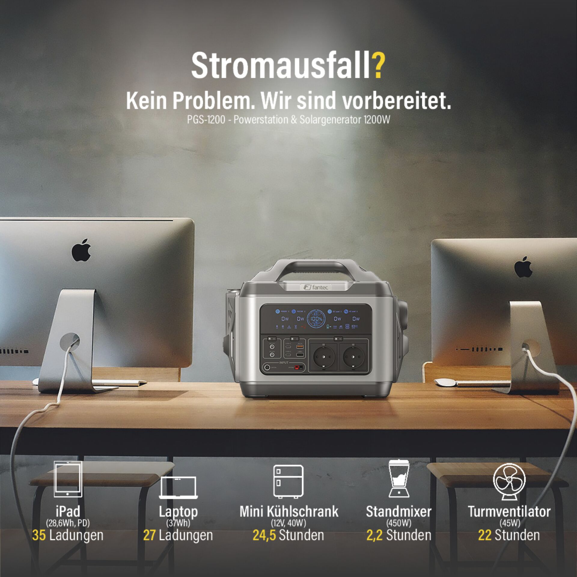 Stromgenerator, Powerstation, Tragbarer Generator, Standmüh?