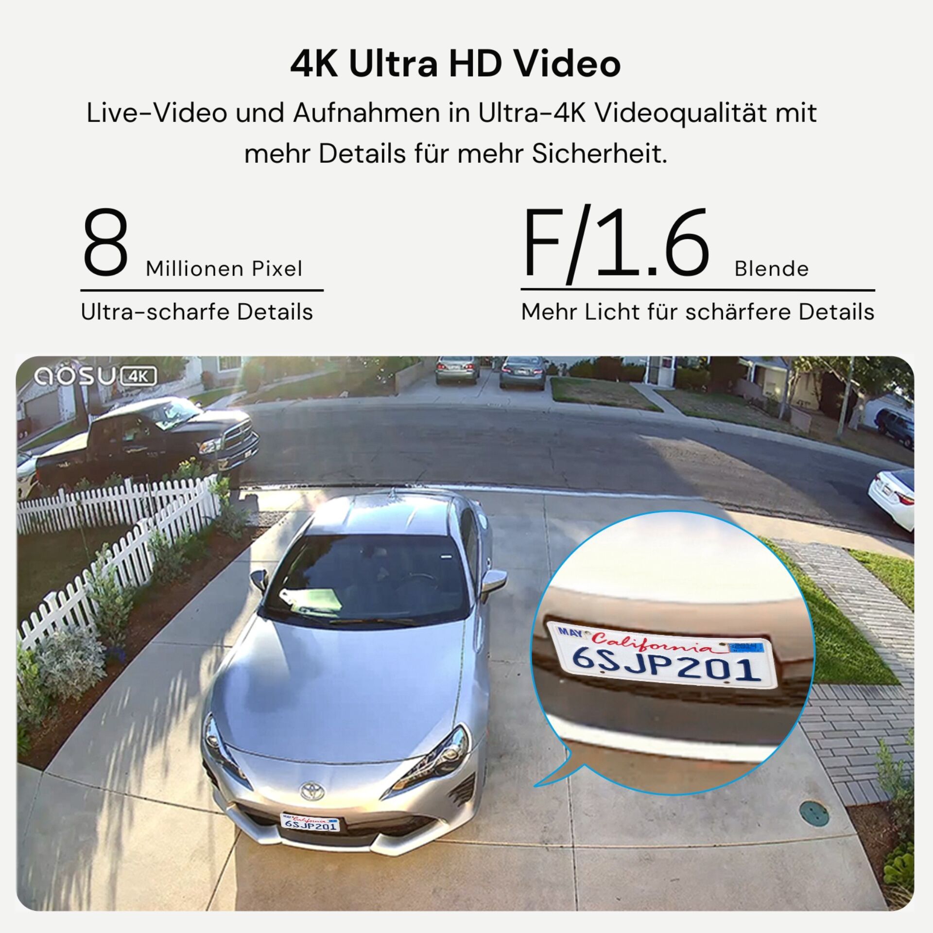 Auto, Parkplatz, Halterung, Auto, California