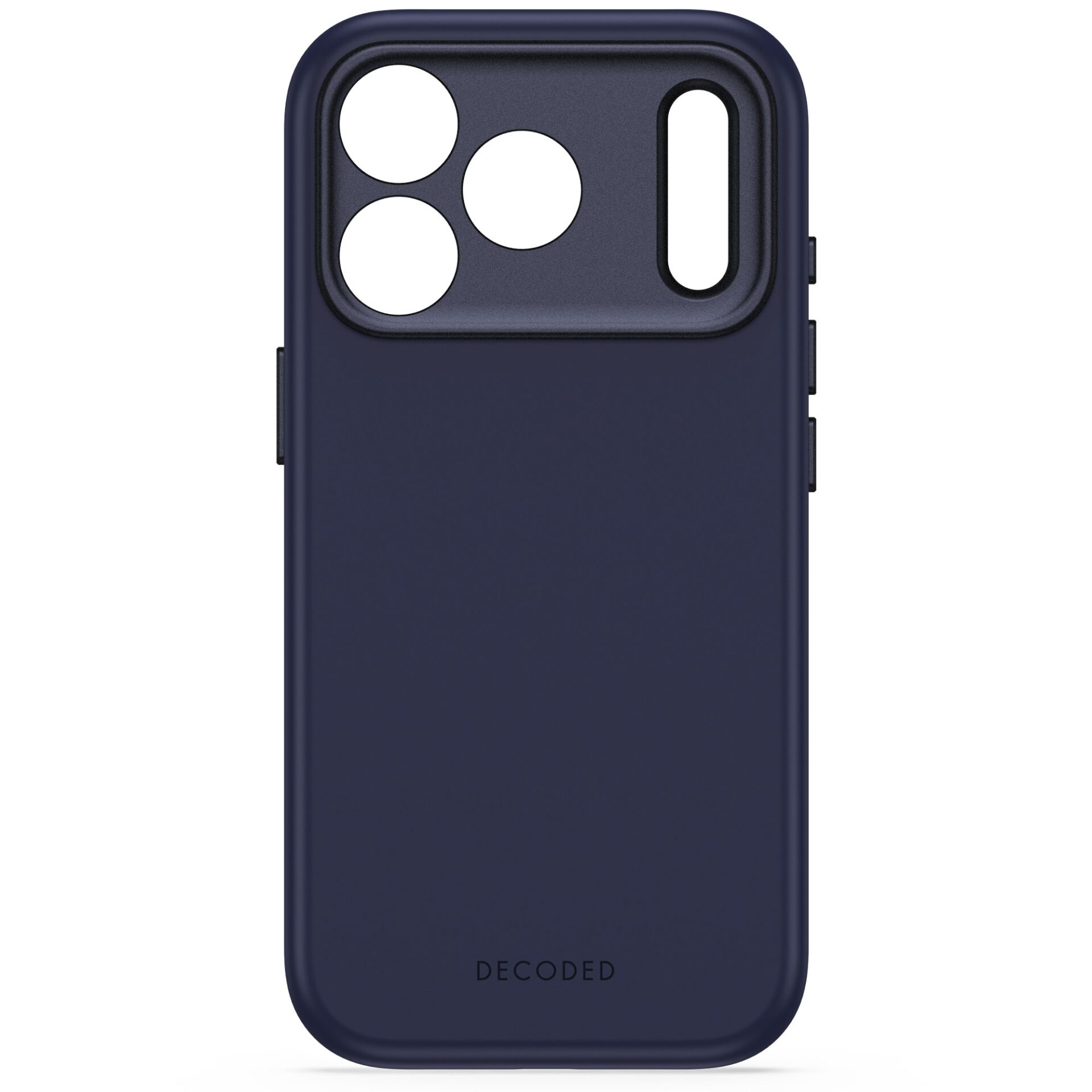 Hülle, Smartphone-Hülle, Navy Blau, Kameraausschnitt-Schale, Decoded