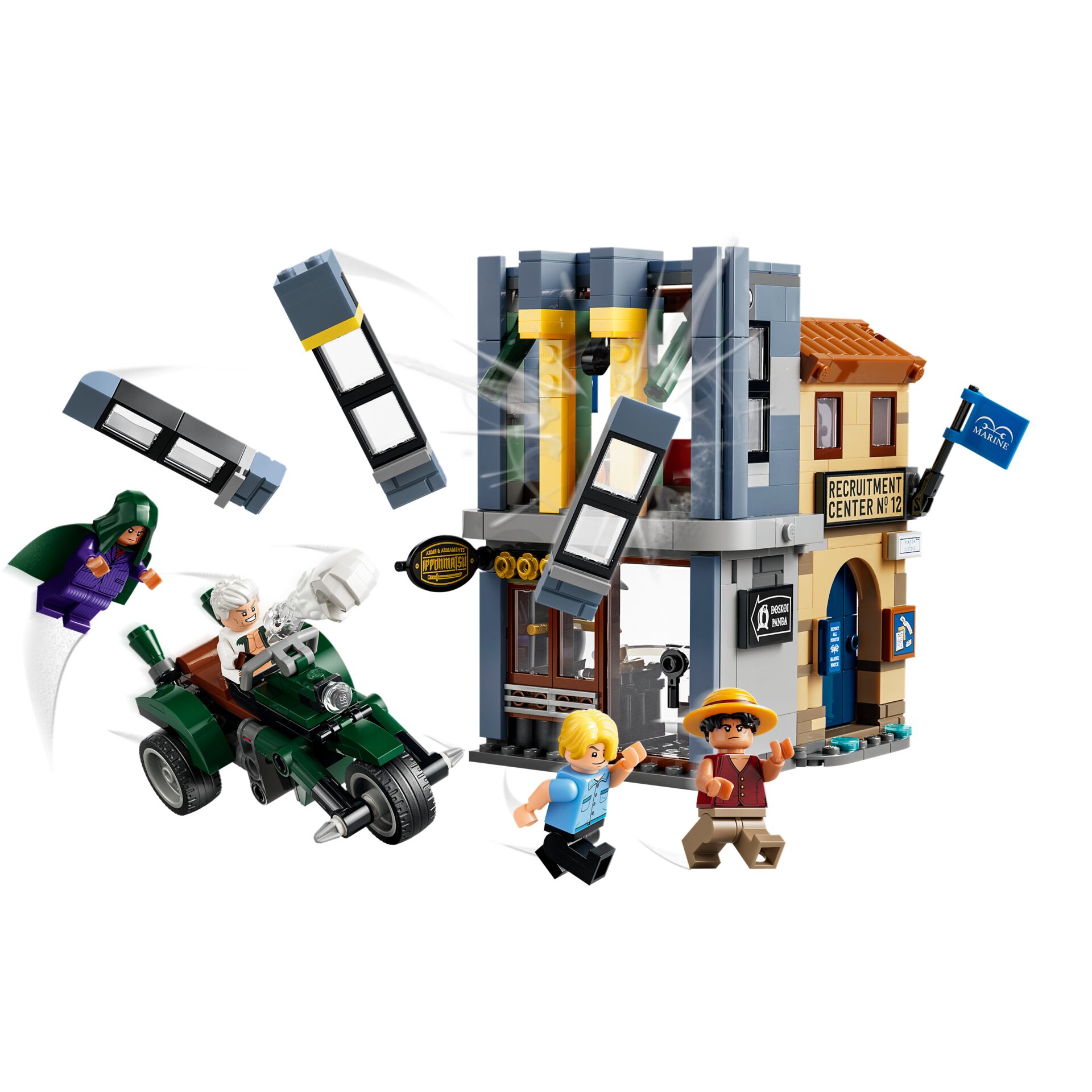 Lego, Set, Stadtzentrum, Polizei/Recruitment, Motorrad