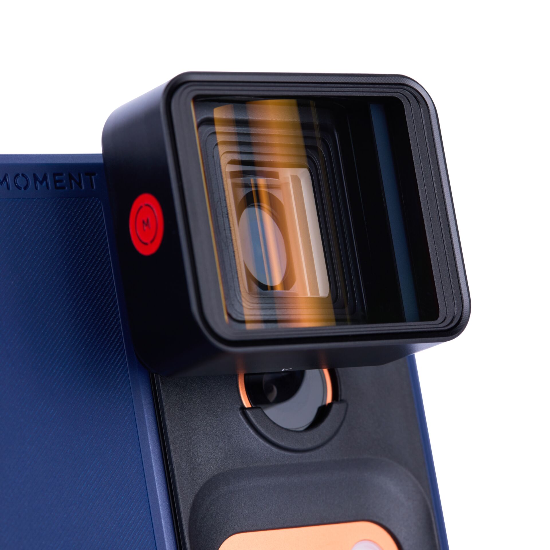 Telefonclip, Lavalier-Halter, Clip-on-Halterung, modulares Halterung, blaues Gerät, Kamera, Objektiv, Filter, Blau, Rot
