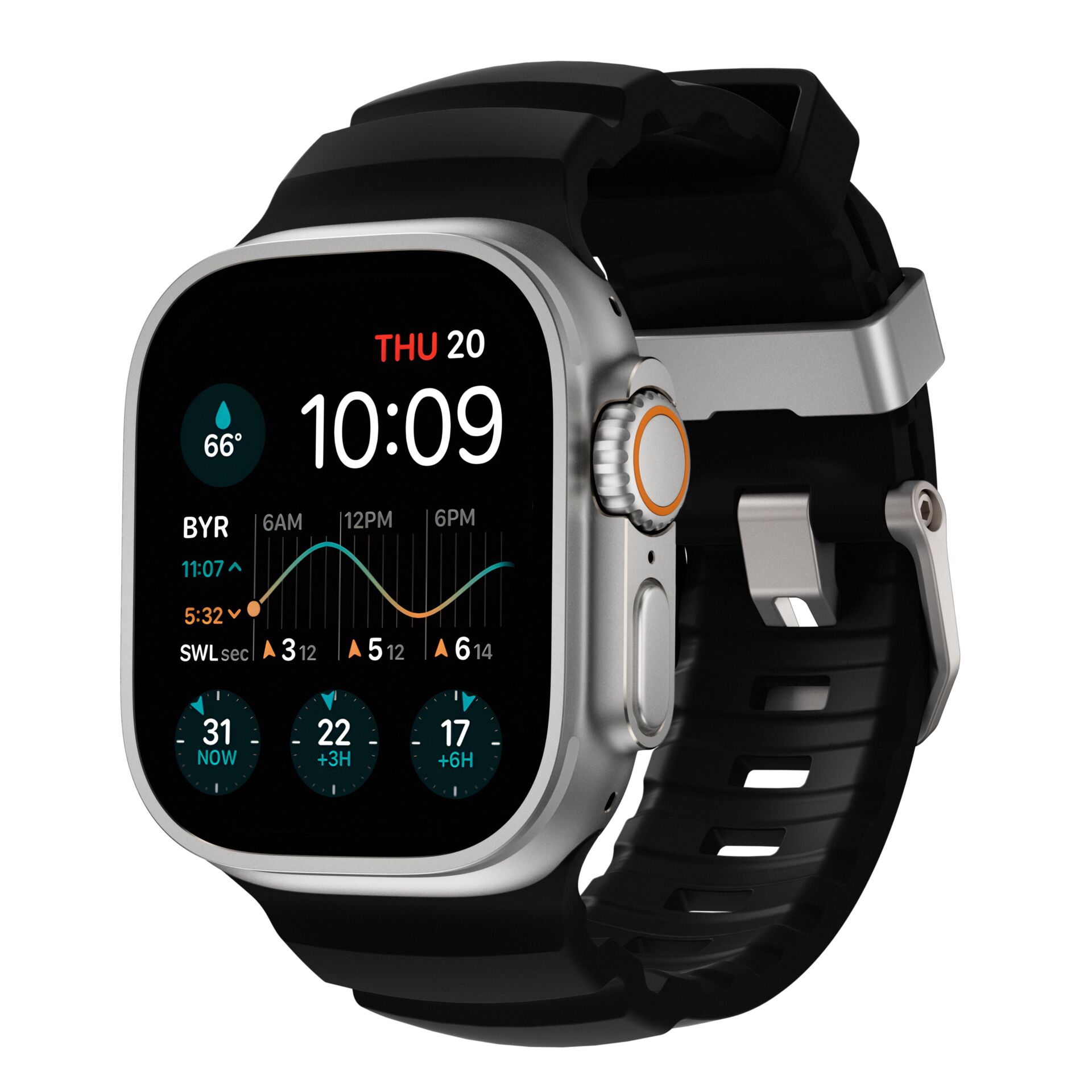 Smartwatch, Digitale Uhr, Tragbare Technologie, Kunststoffarmband, Viereckiges Display