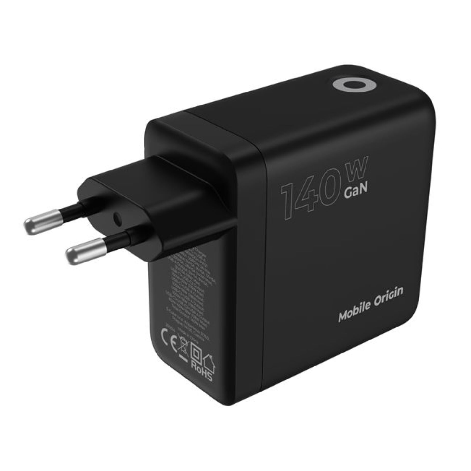 usb-c charger, wandstecker netzadapter, 15W, GaN, schwarz