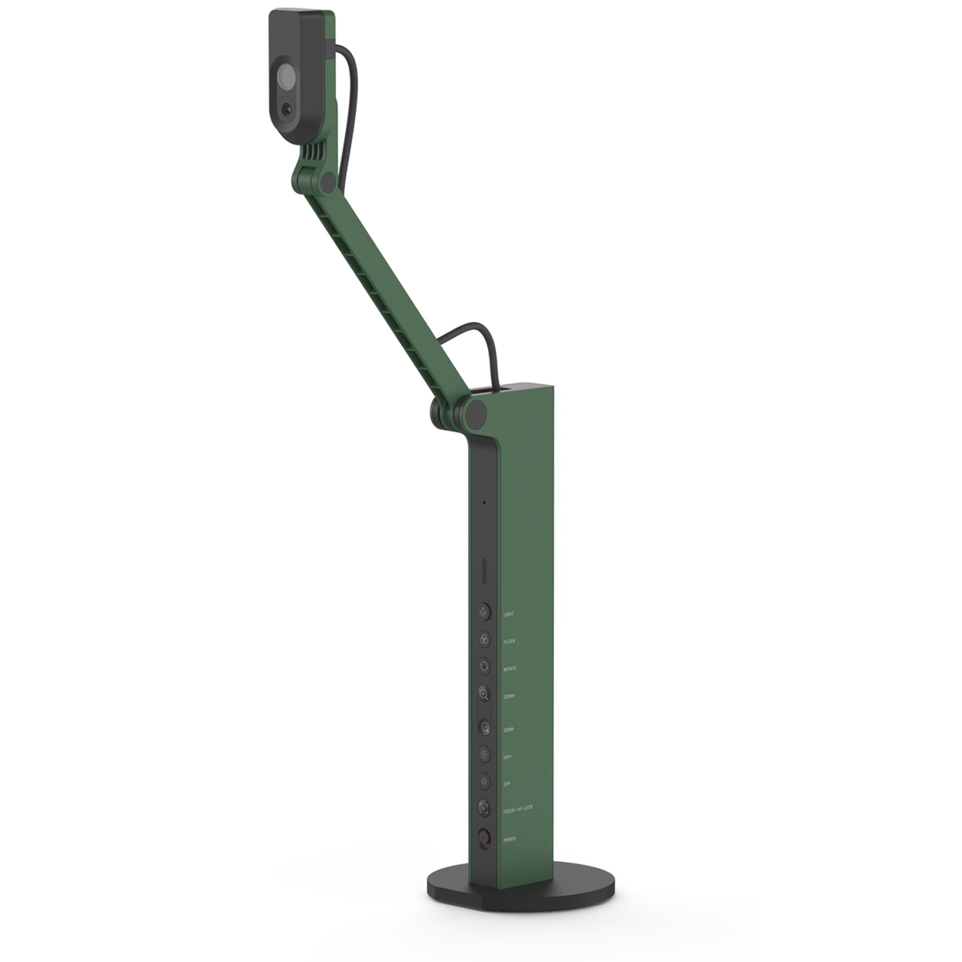 Elektrisches Gerät, Mikrophon, Rauchrohr, Lampe