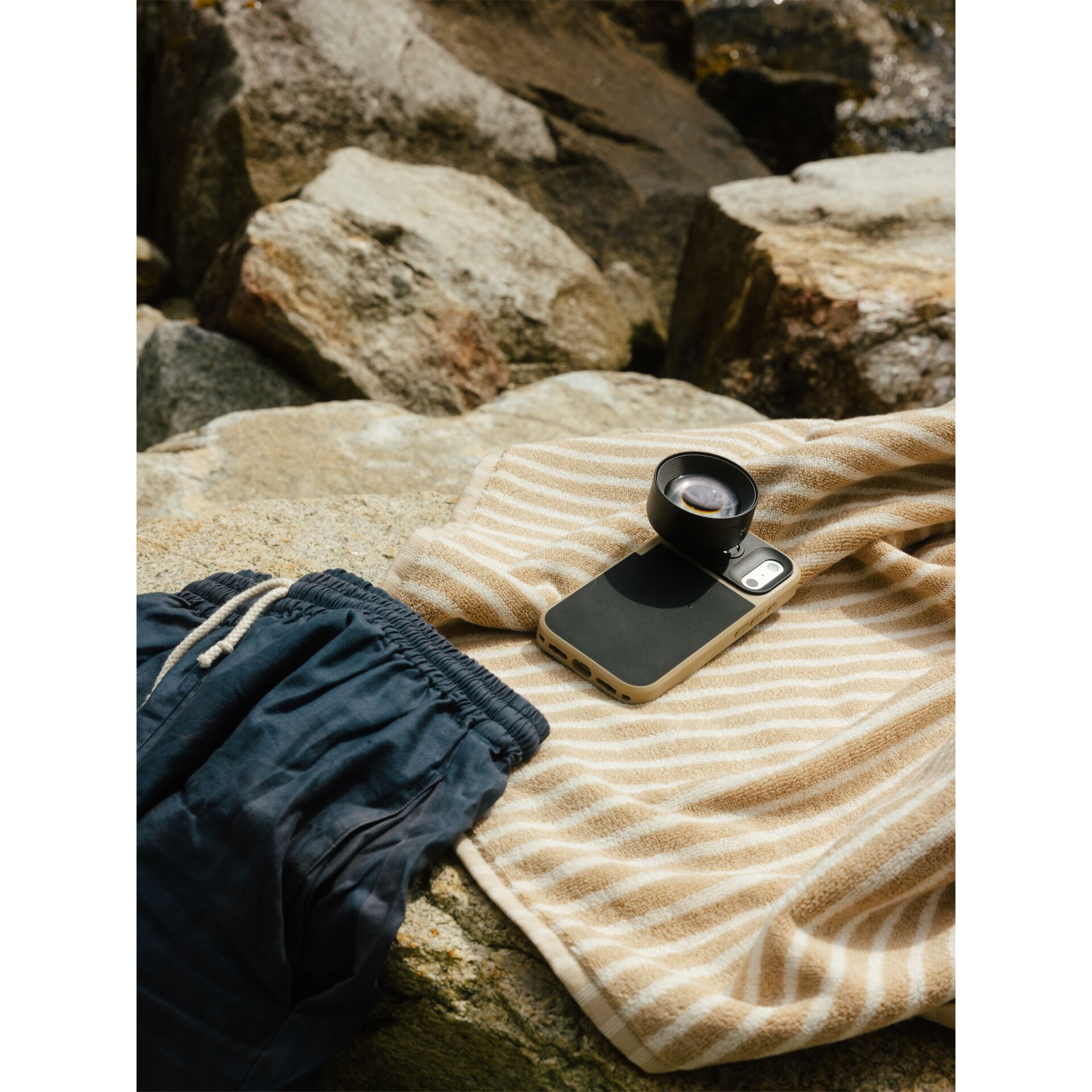 Smartphone, Handyhülle, Objektiv, Clip-on-Linse, Stranddecke
