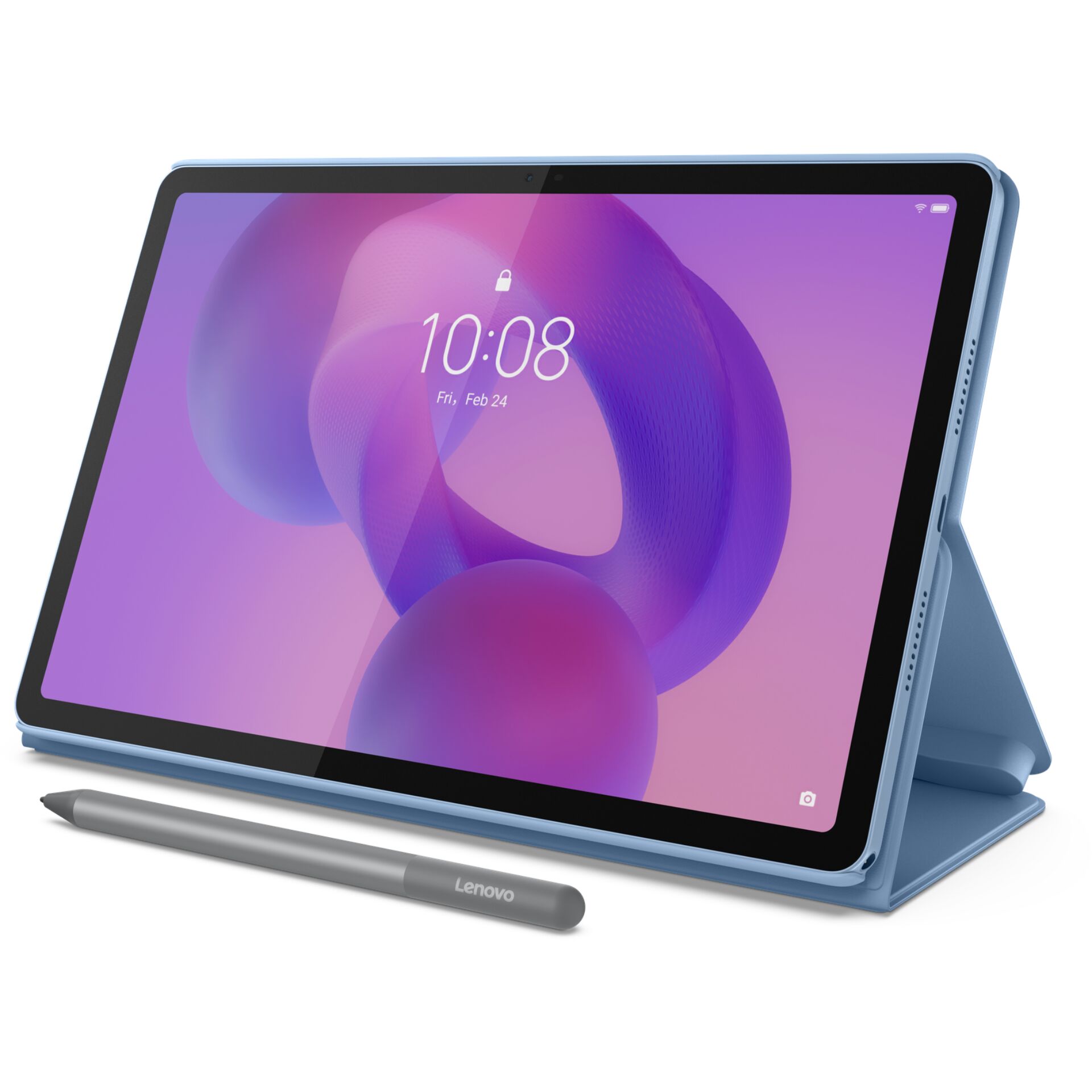 tablet, 10.1 Zoll, Stift, blau, Halterung