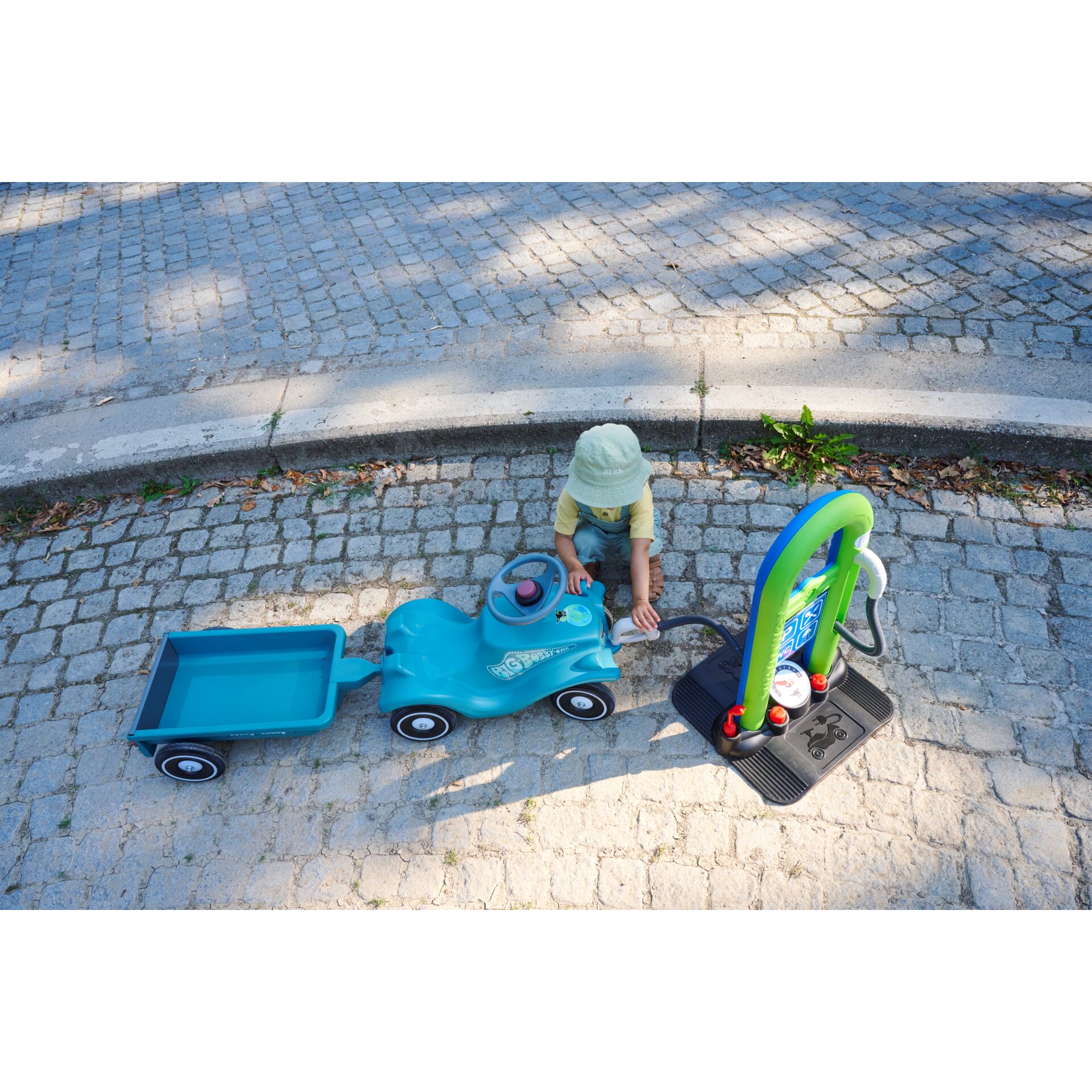 Pfad, Straße, Person, Hut, Stadt