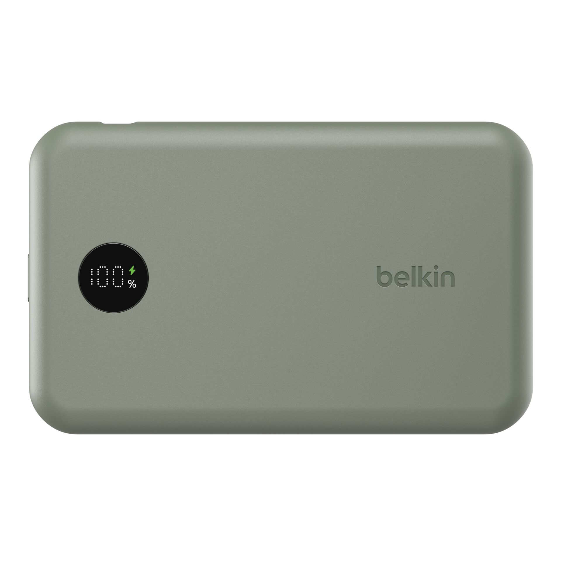 Powerbank, USB-C, LED display, Gray, Belkin