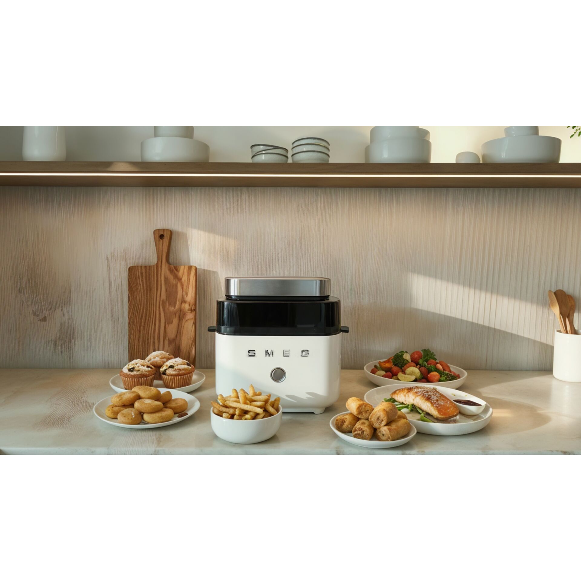 Toaster, Smeg, Küche, Pommes, Snack-Platte