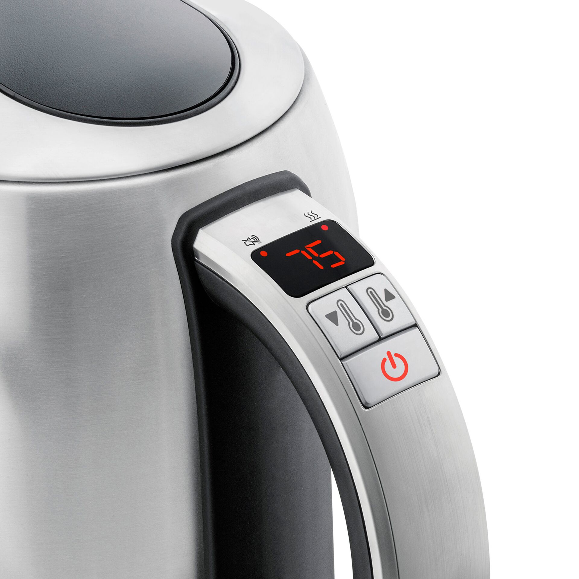 Kaffeemaschine, Küchenmaschine, Dampfsteuerung, Temperaturanzeige, Rändelknopf