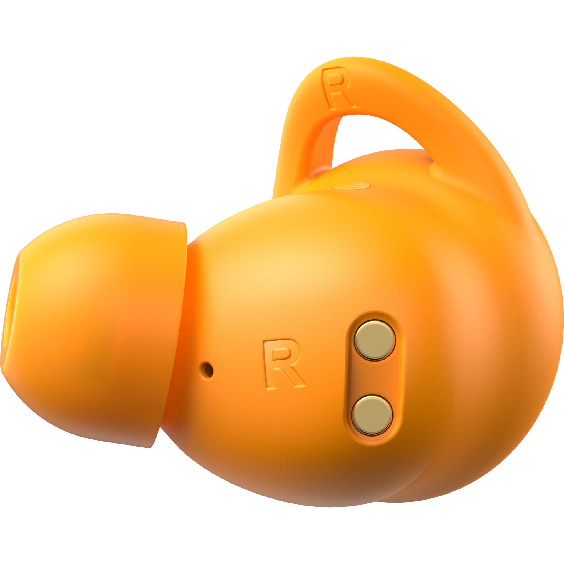 ohren-prob, in-ear-kopfhörer, orange, kabellose ohrstöpsel,  bluetooth ohrhörer