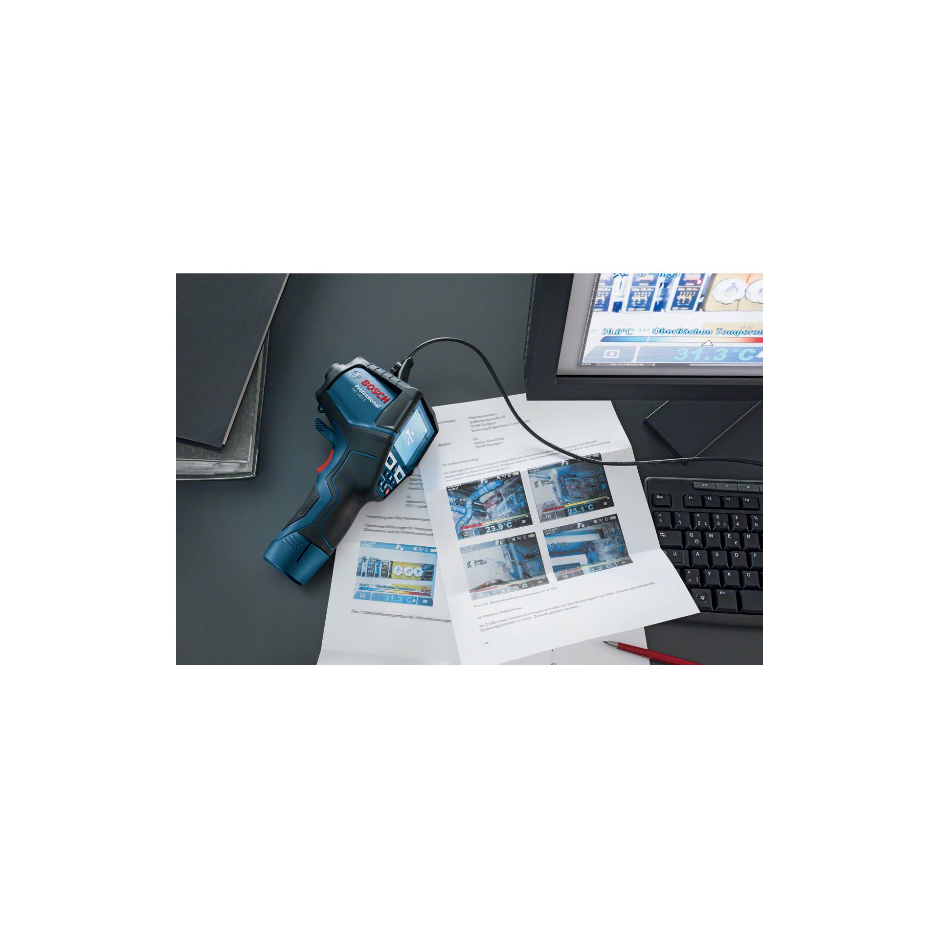 Computerausrüstung, Werbung, Überwachen, Bildschirm, Plakat