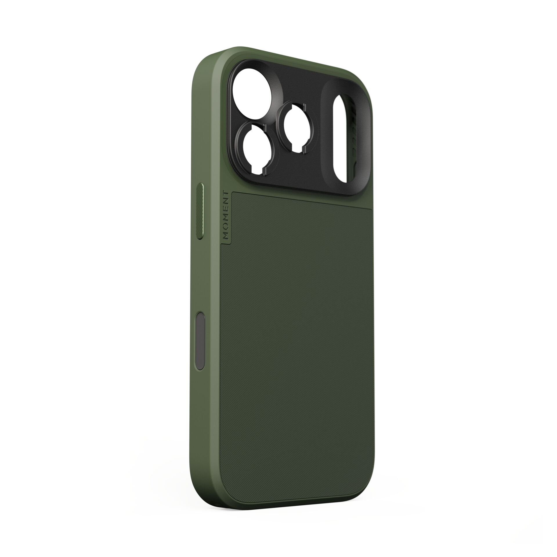 Phone case, Schutzhülle, Grün, Linsenaussparungen, schlankes Design