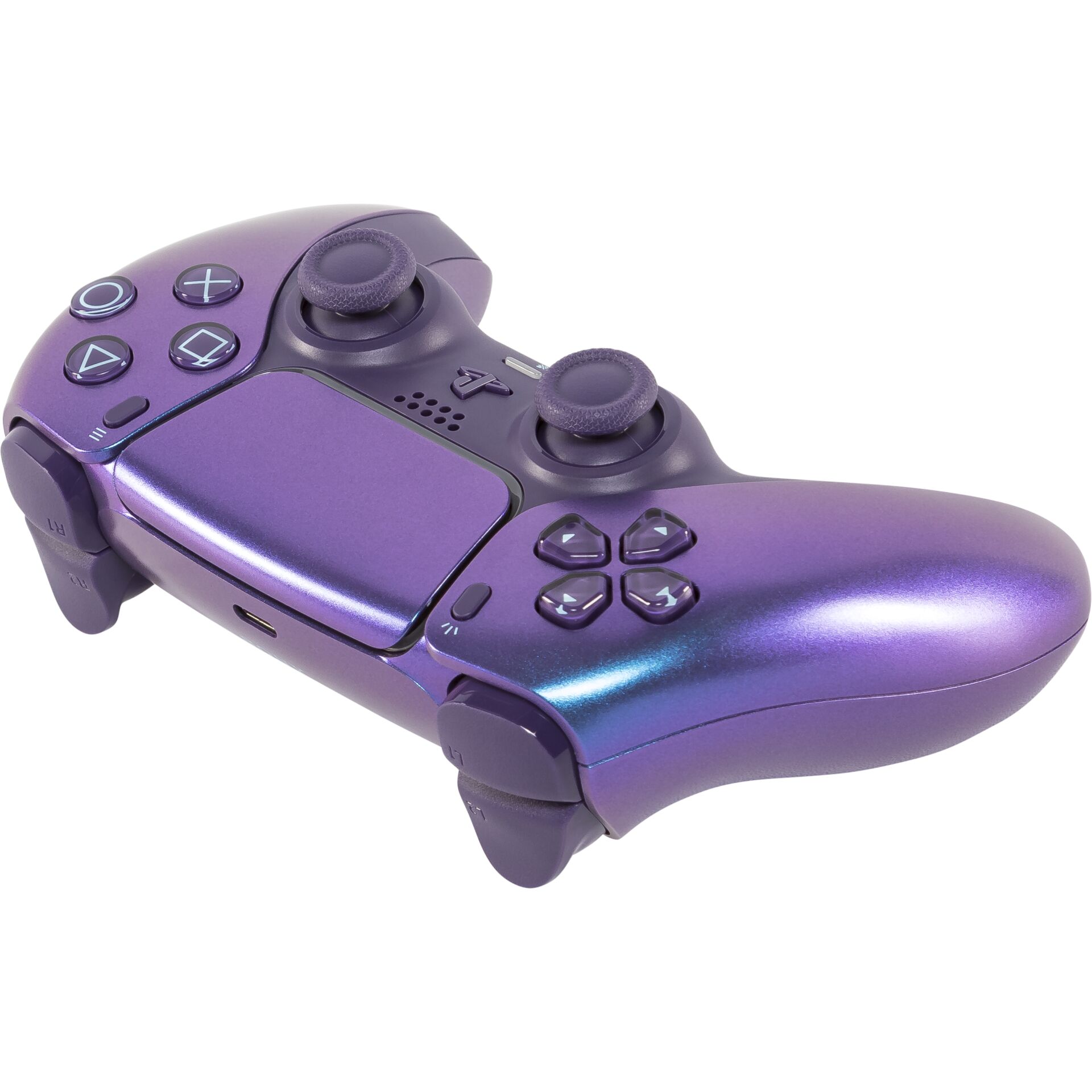 Gamepad, Controller, Wireless, Lila, DualAnalog